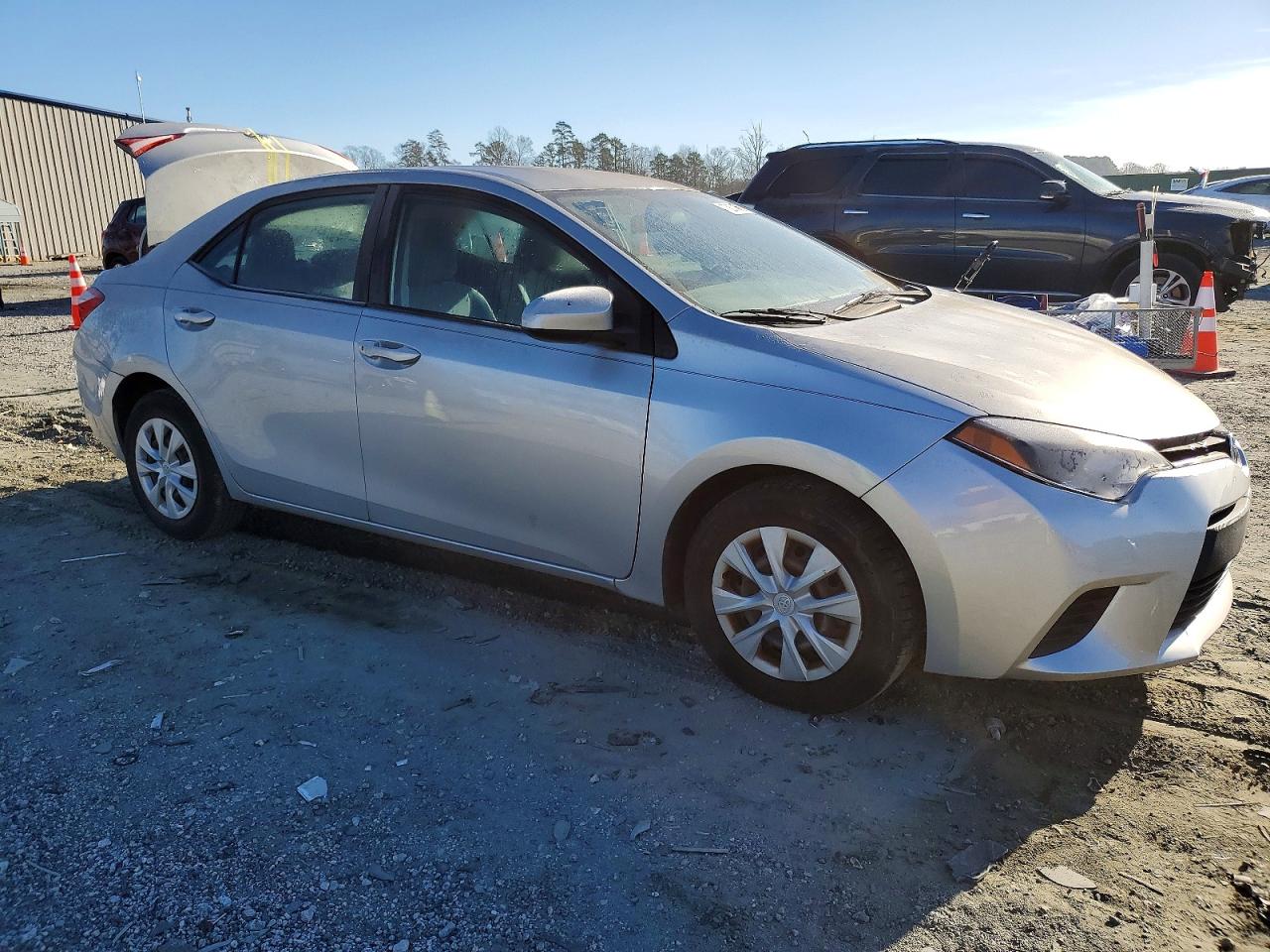 2014 Toyota Corolla L Silver vin: 2T1BURHE7EC194282
