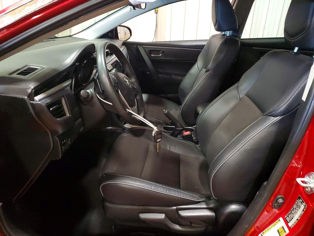 2014 Toyota Corolla S Plus Red vin: 2T1BURHE7EC199854
