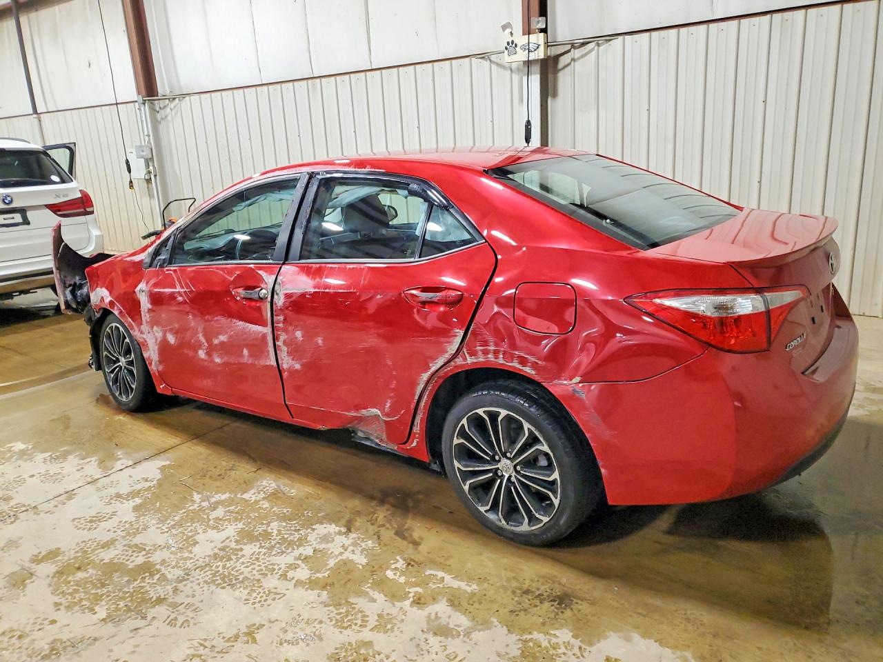 2014 Toyota Corolla S Plus Red vin: 2T1BURHE7EC199854