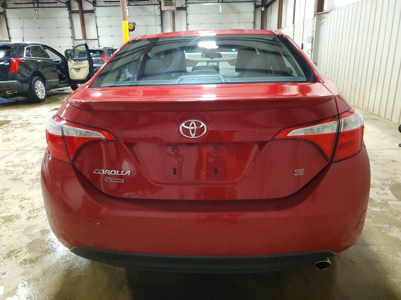 2014 Toyota Corolla S Plus Red vin: 2T1BURHE7EC199854
