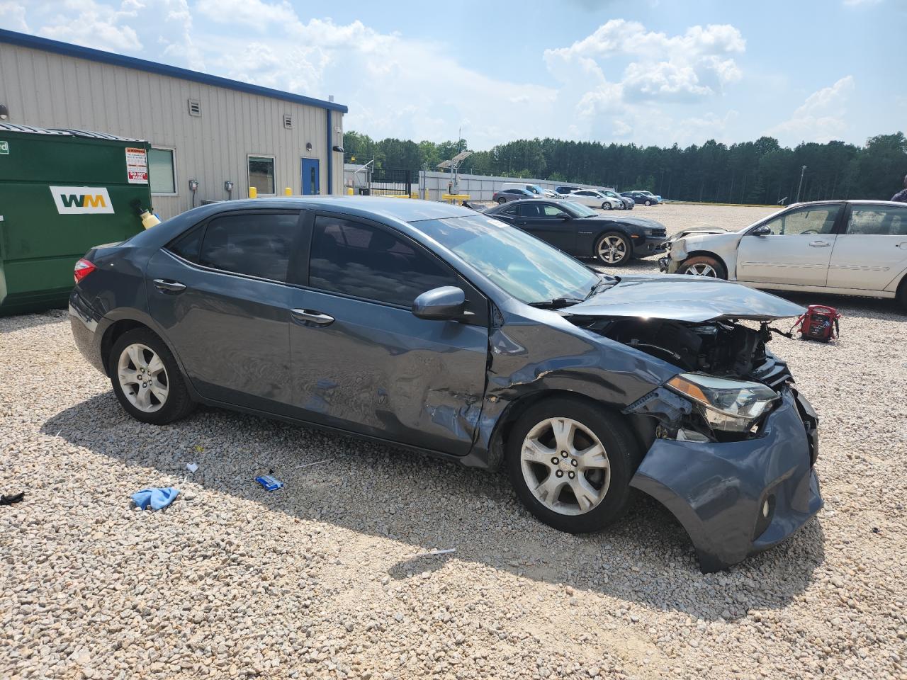 2014 Toyota Corolla Le Blue vin: 2T1BURHE7EC216670