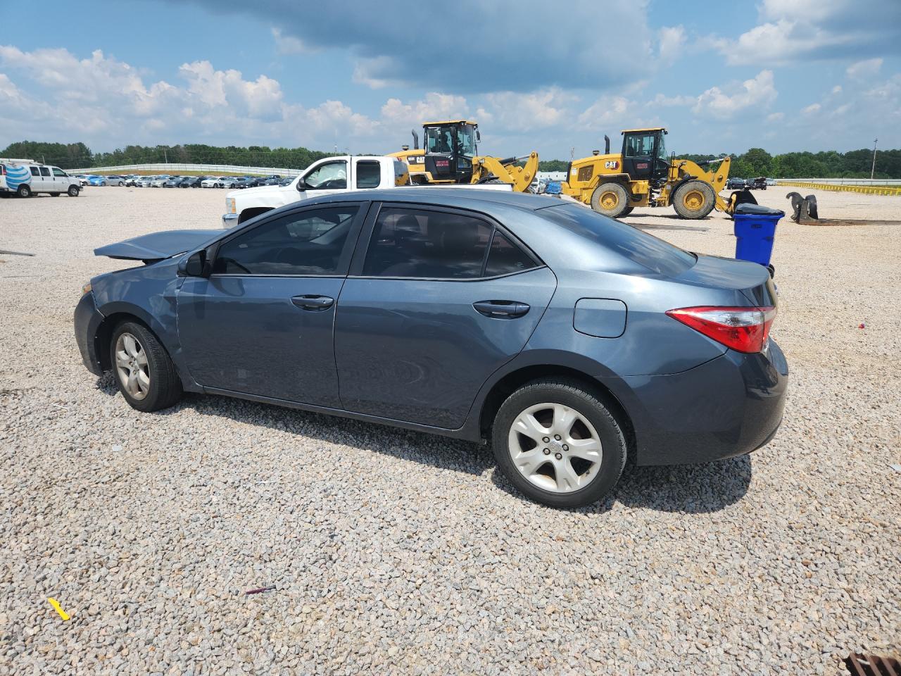 2014 Toyota Corolla Le Blue vin: 2T1BURHE7EC216670