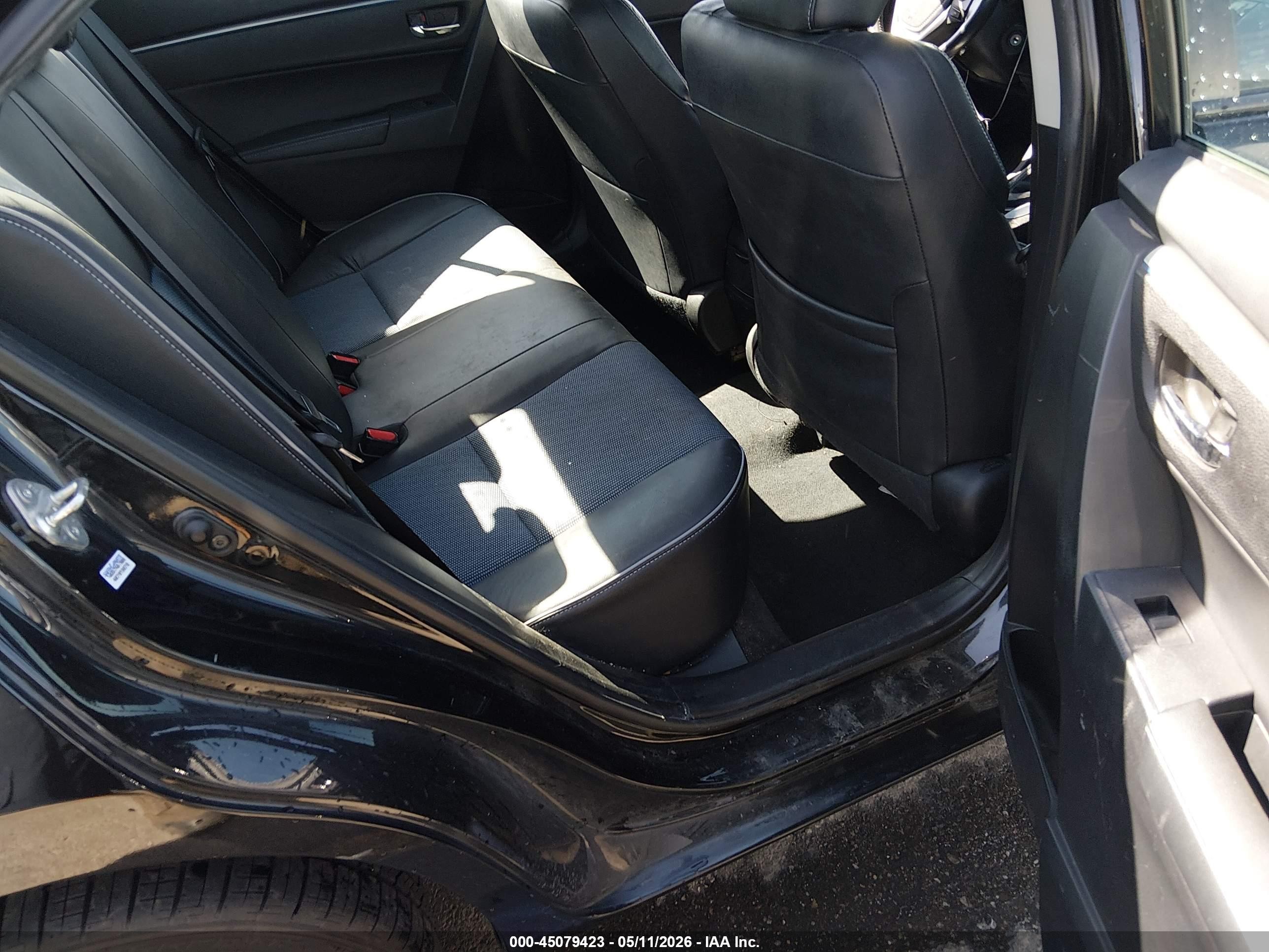 2014 Toyota Corolla S Plus Черный vin: 2T1BURHE7EC220847