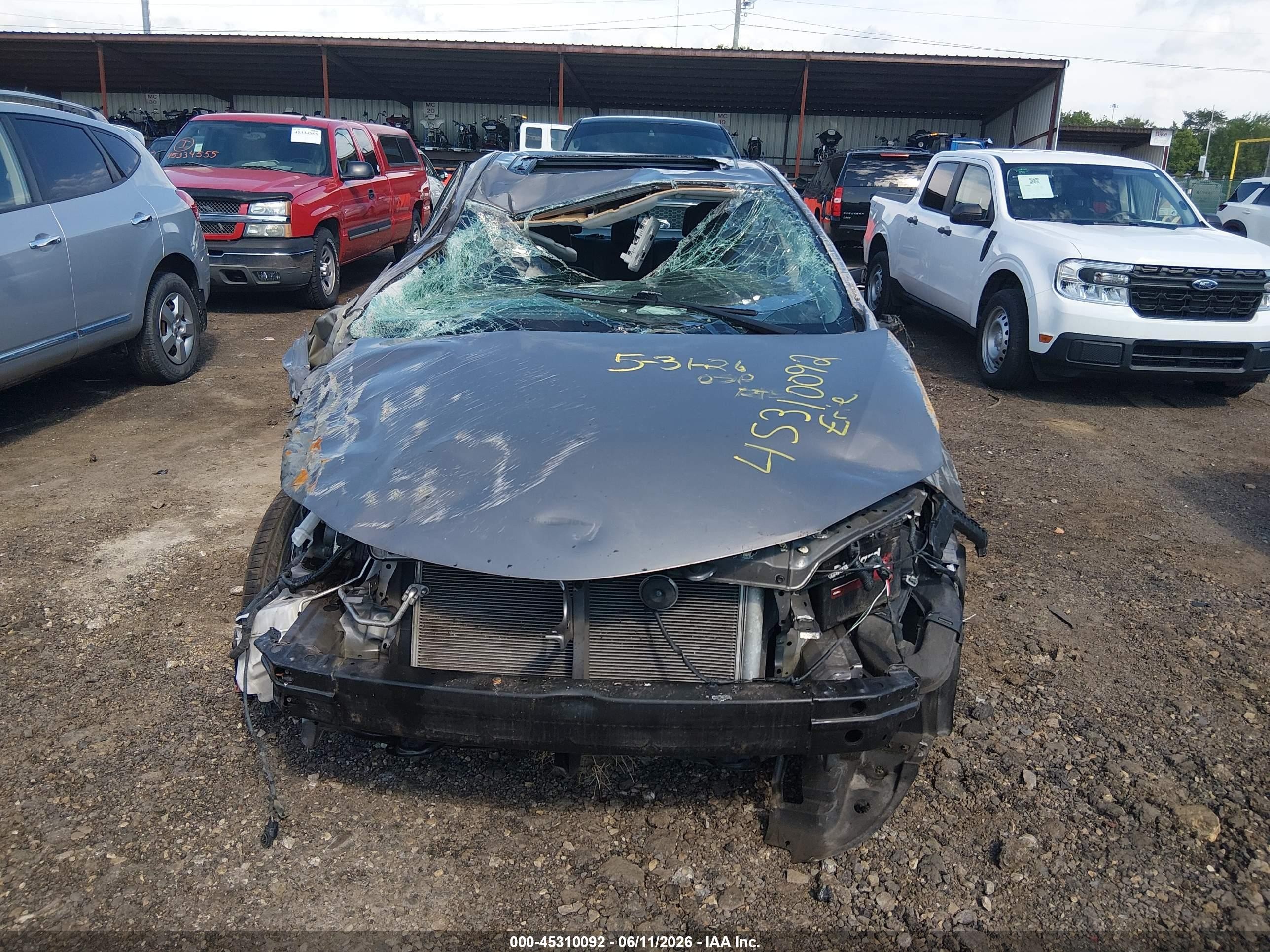 2014 Toyota Corolla Le Premium Gray vin: 2T1BURHE7EC222677