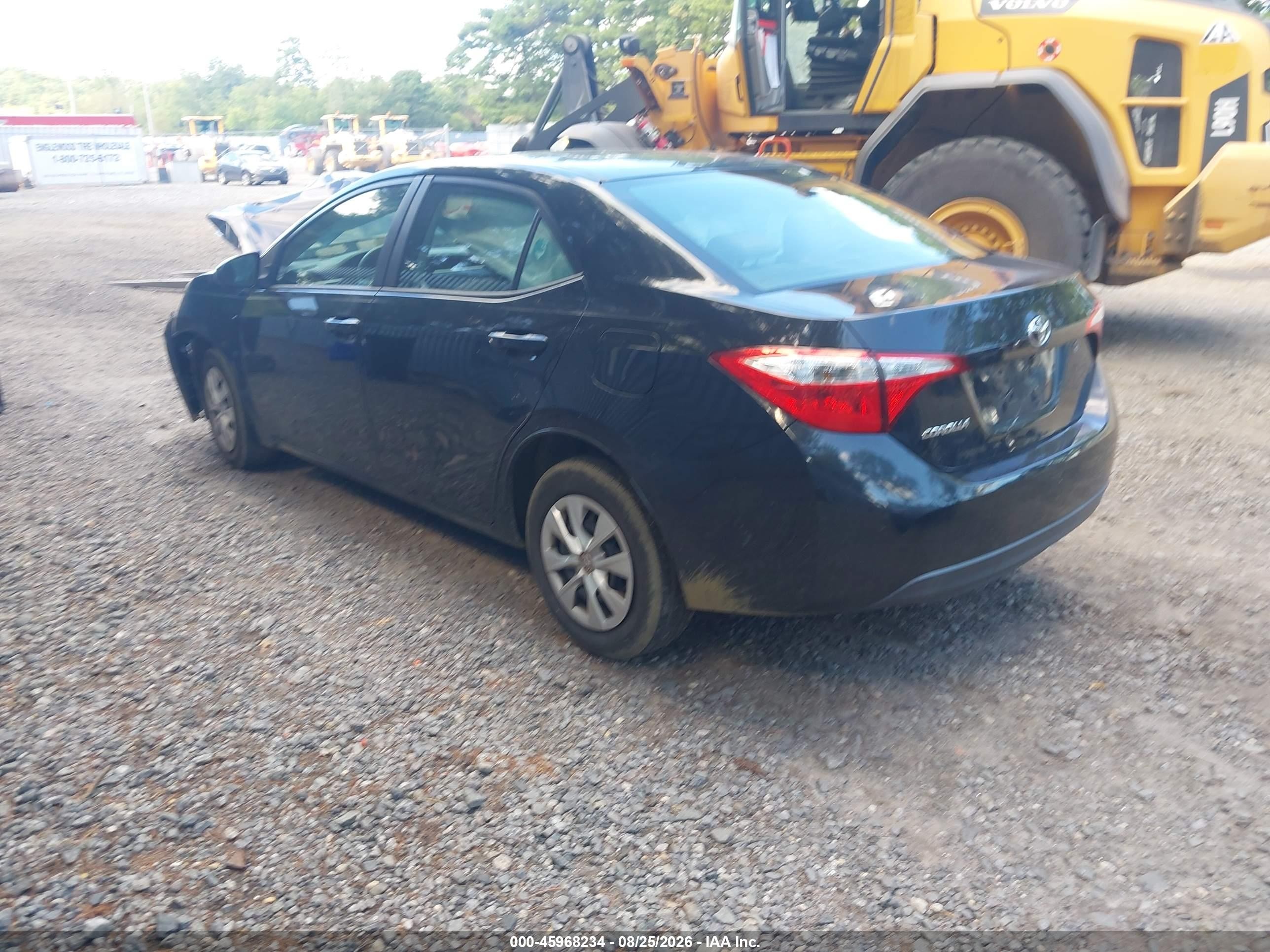 2014 Toyota Corolla L Black vin: 2T1BURHE7EC227877