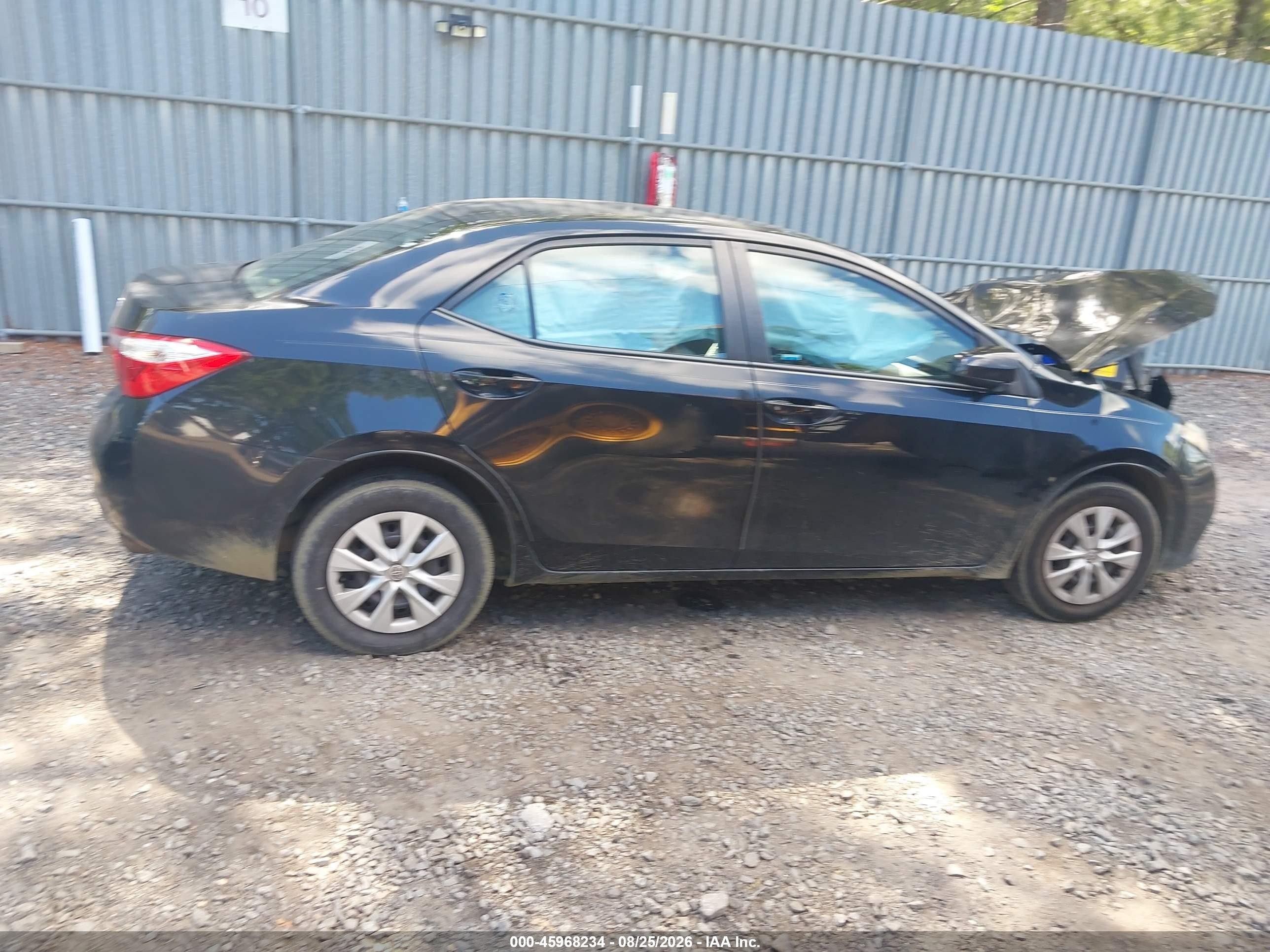 2014 Toyota Corolla L Black vin: 2T1BURHE7EC227877