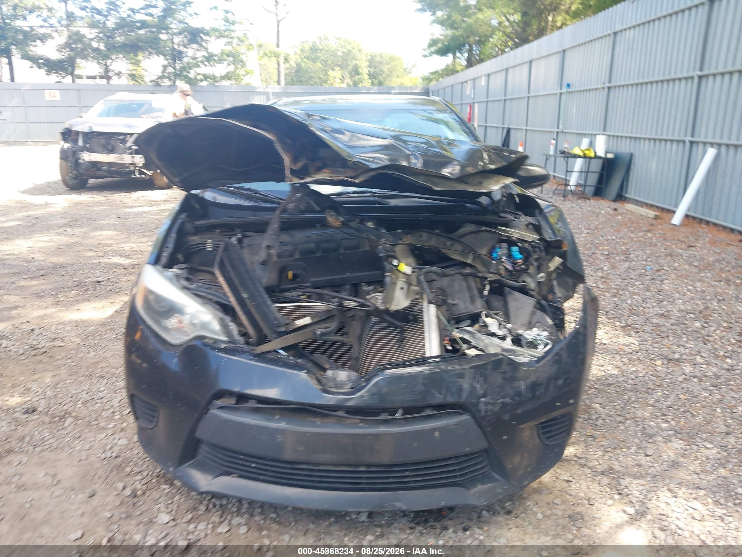 2014 Toyota Corolla L Black vin: 2T1BURHE7EC227877