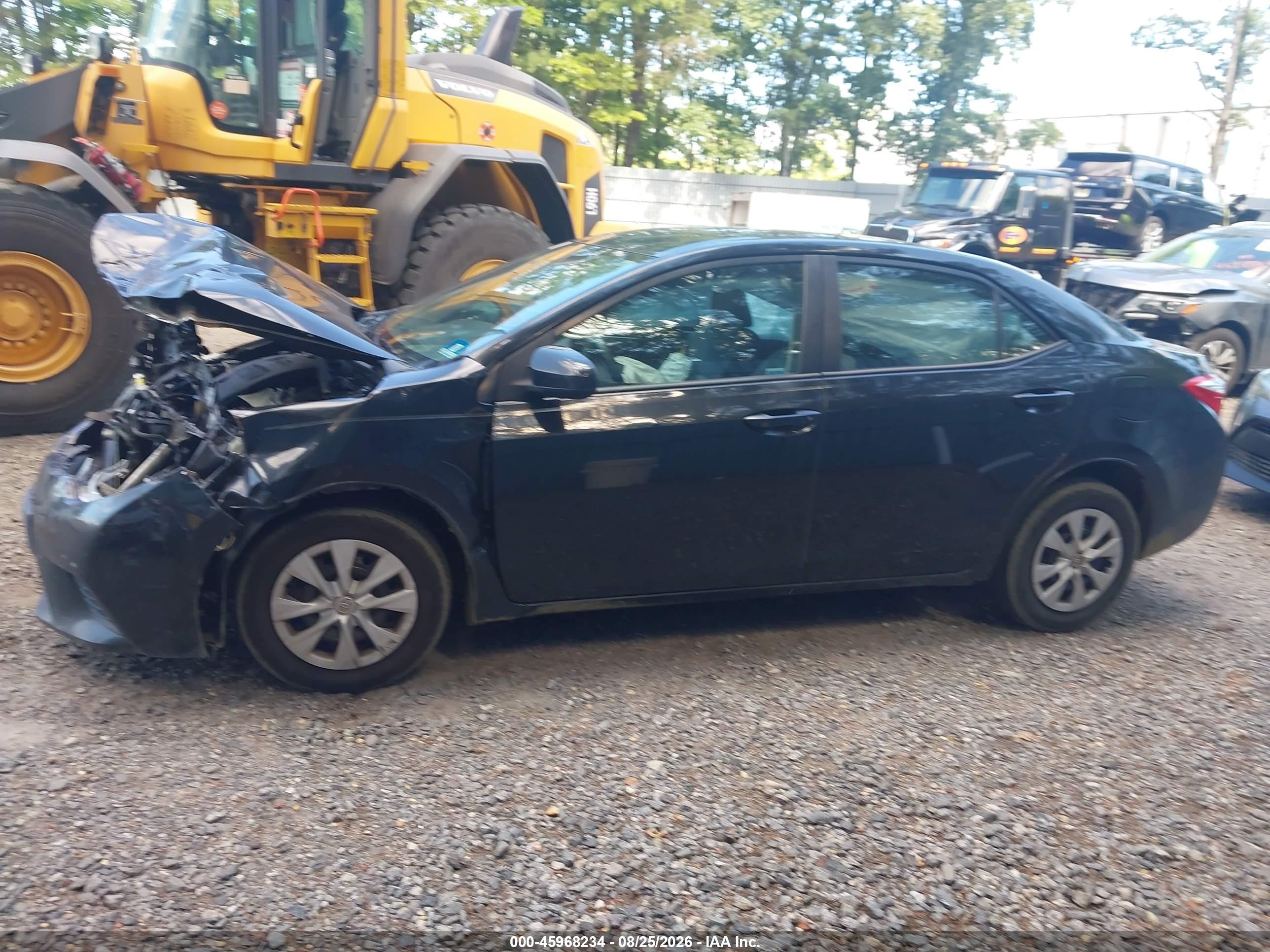 2014 Toyota Corolla L Black vin: 2T1BURHE7EC227877
