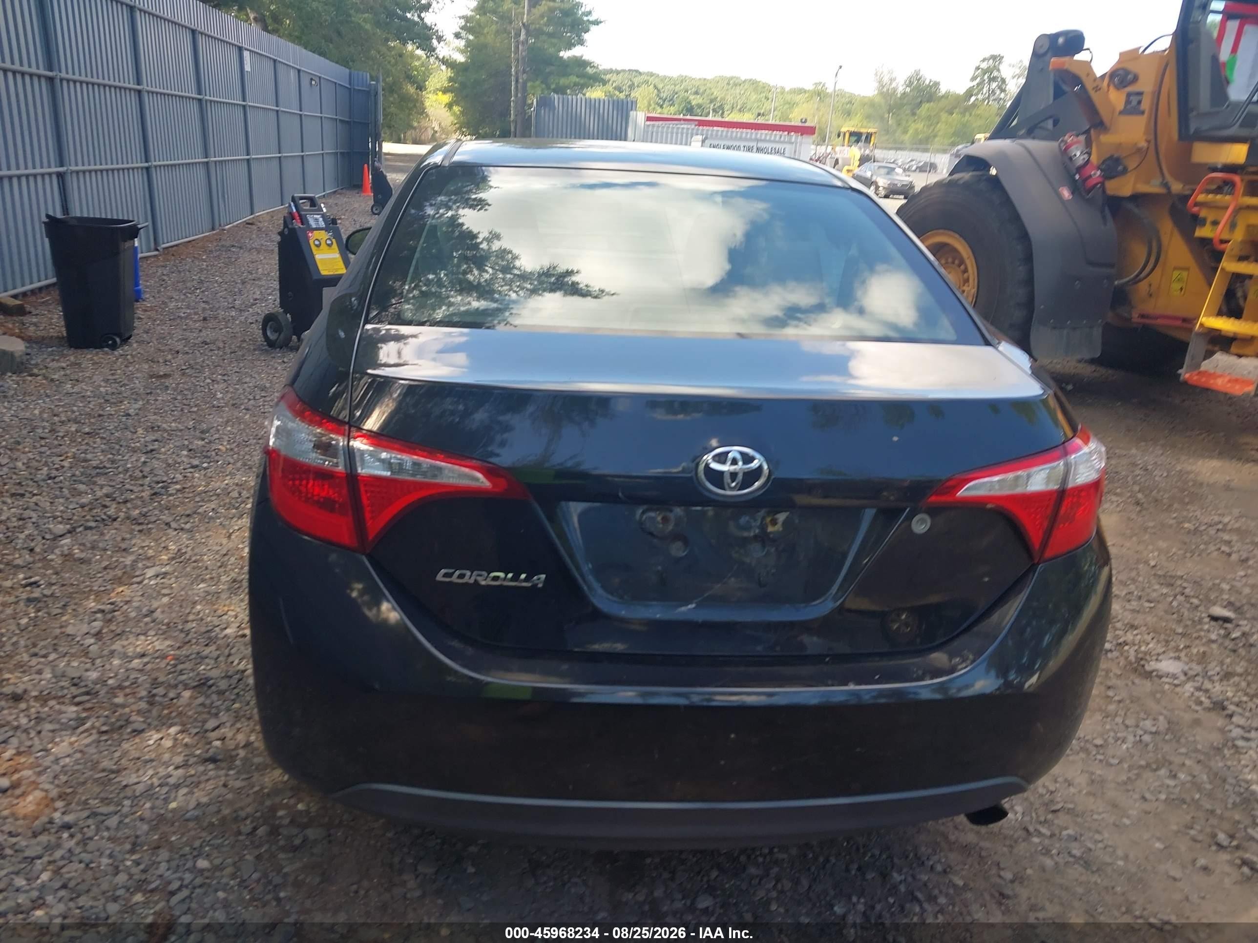 2014 Toyota Corolla L Black vin: 2T1BURHE7EC227877