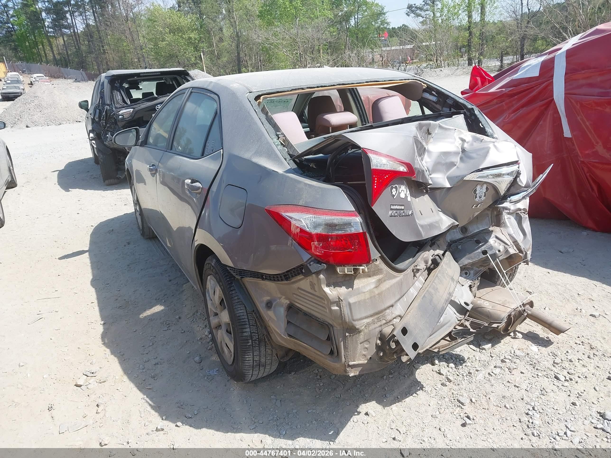 2015 Toyota Corolla Le Tan vin: 2T1BURHE7FC242543