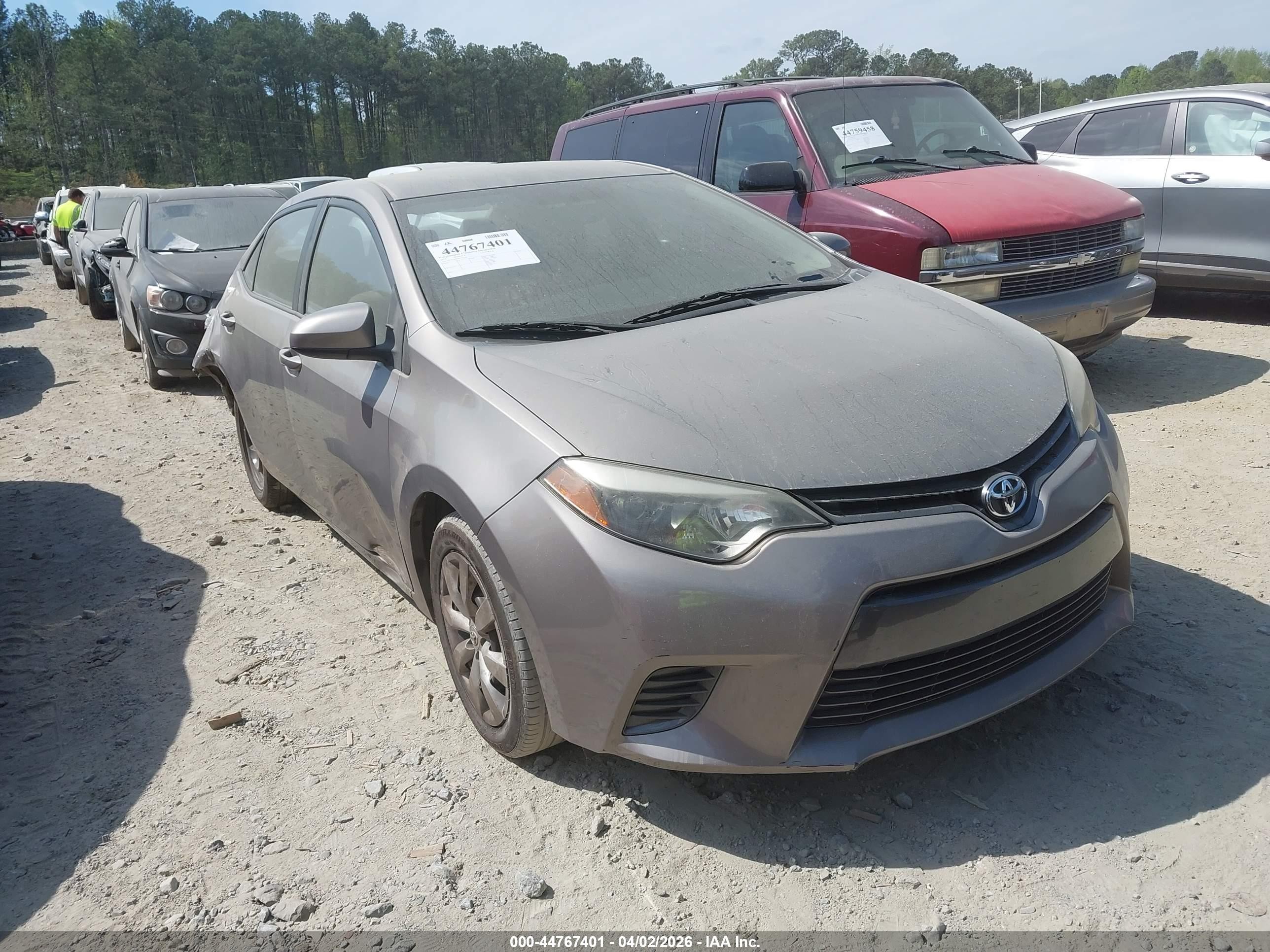2015 Toyota Corolla Le Tan vin: 2T1BURHE7FC242543