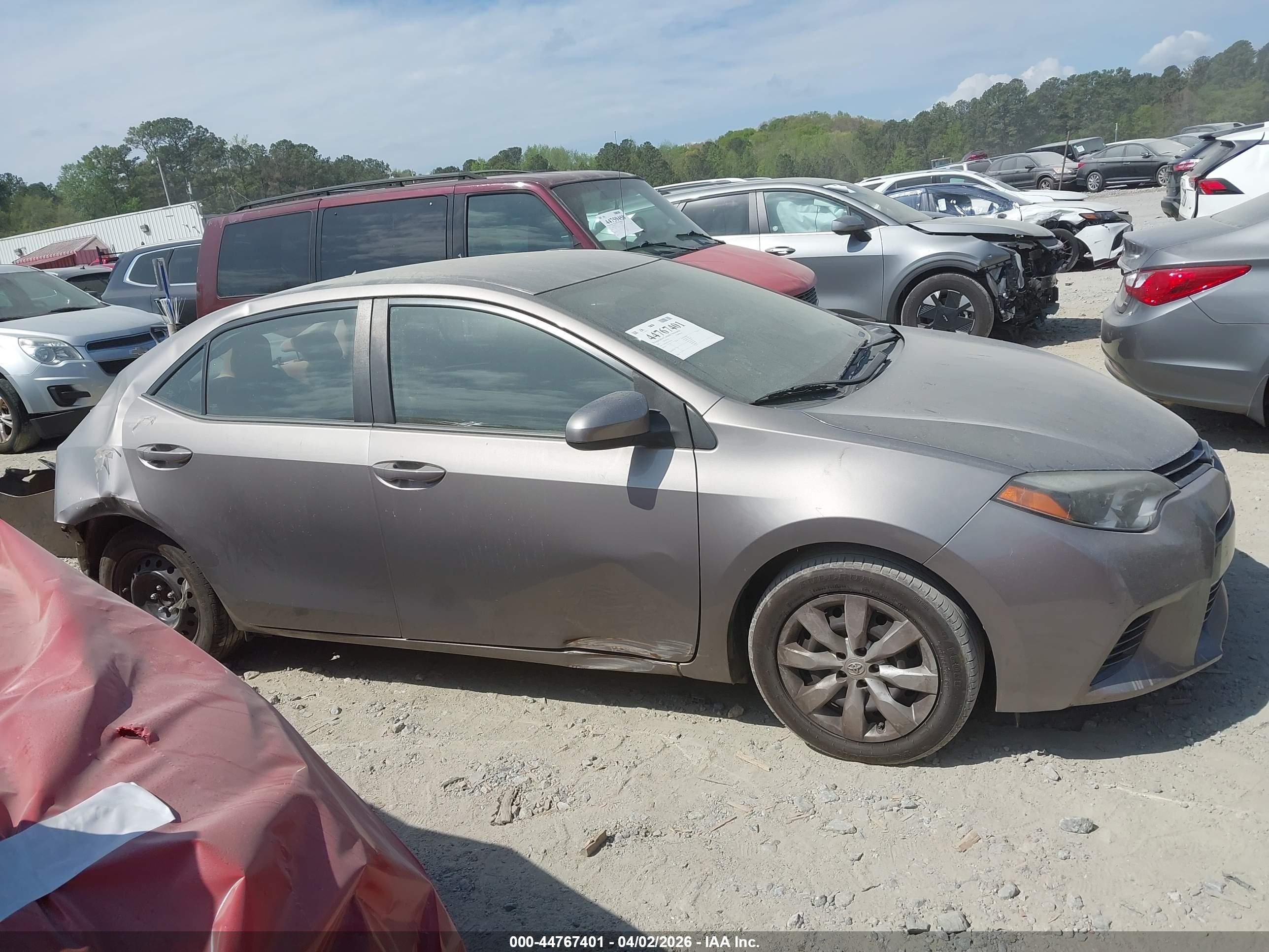 2015 Toyota Corolla Le Tan vin: 2T1BURHE7FC242543