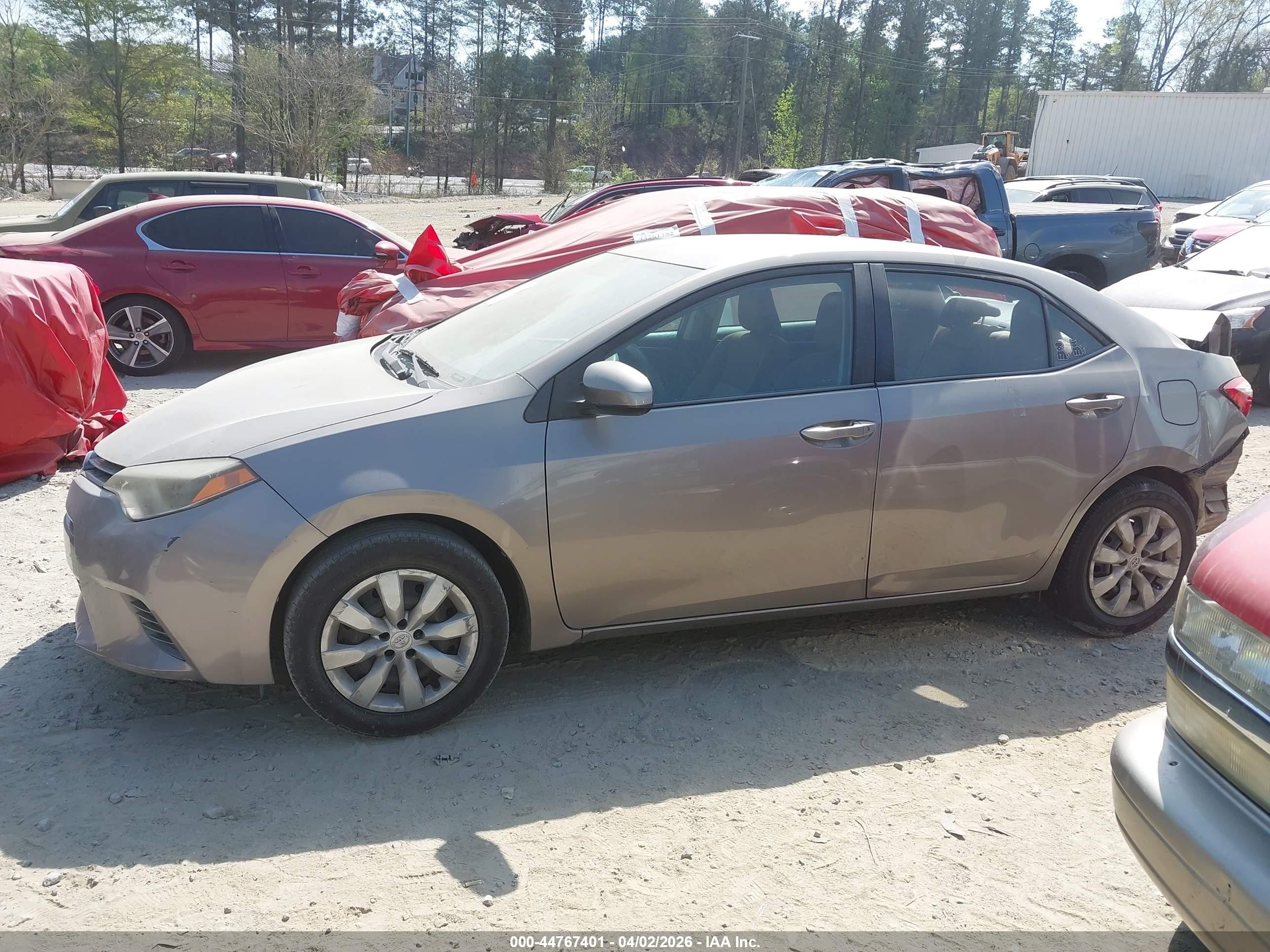 2015 Toyota Corolla Le Tan vin: 2T1BURHE7FC242543