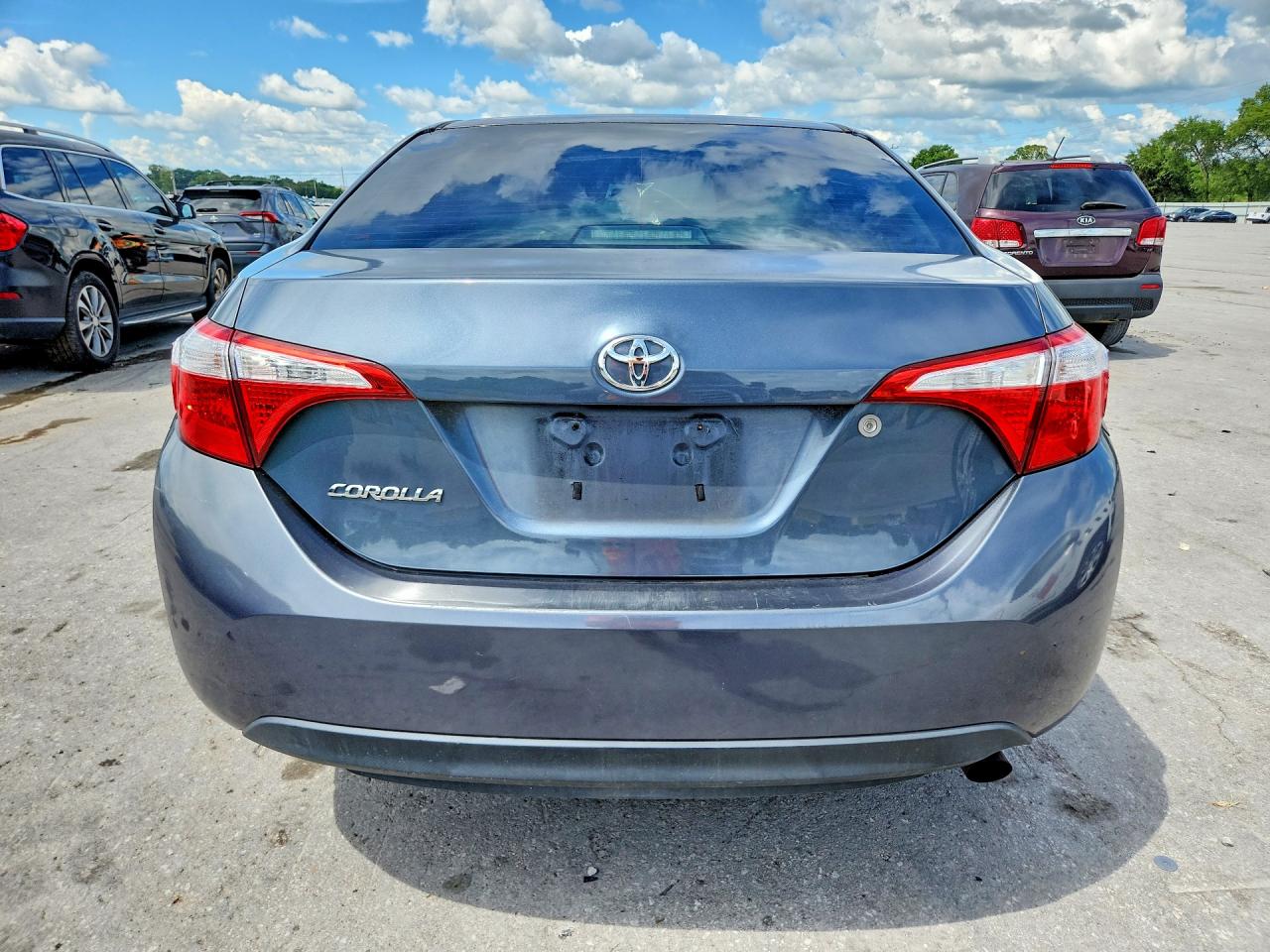 2015 Toyota Corolla L Gray vin: 2T1BURHE7FC243630