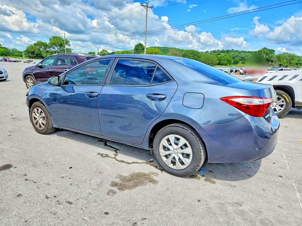 2015 Toyota Corolla L Gray vin: 2T1BURHE7FC243630