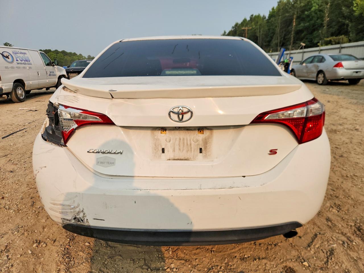 2015 Toyota Corolla S Plus White vin: 2T1BURHE7FC252456