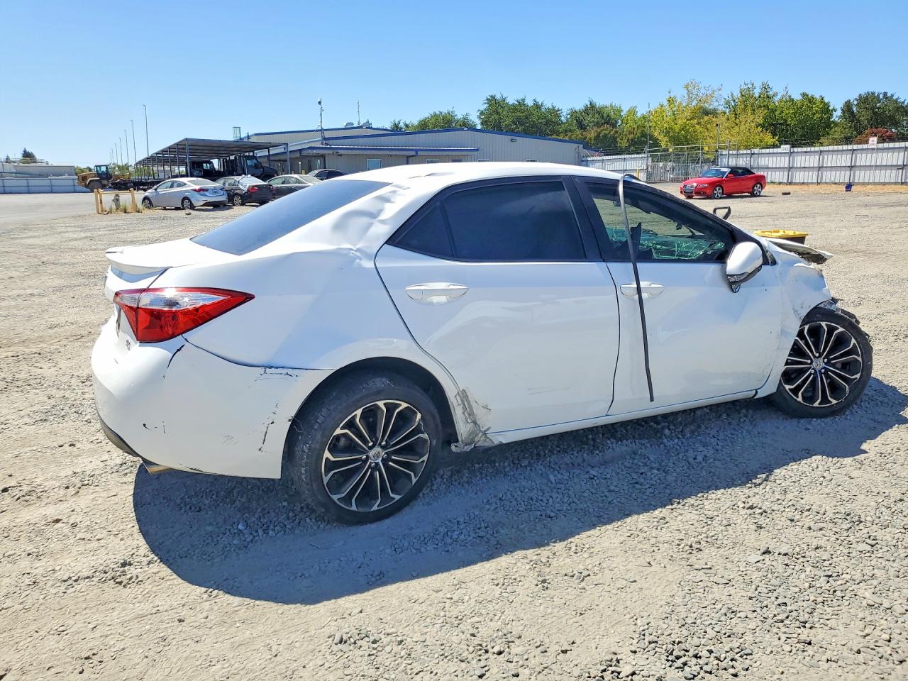 2015 Toyota Corolla S Plus White vin: 2T1BURHE7FC256961