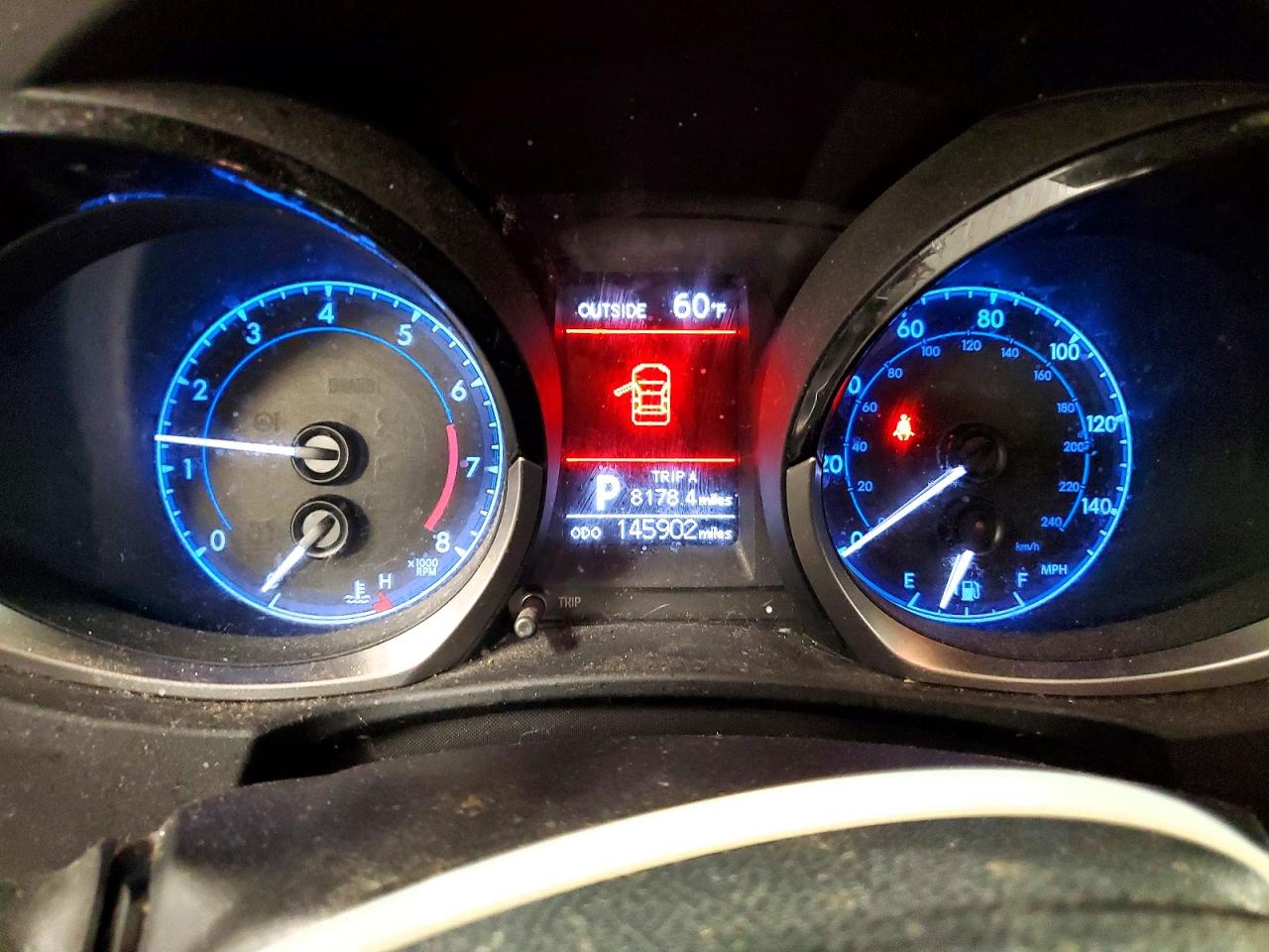2015 Toyota Corolla S Plus Red vin: 2T1BURHE7FC297509