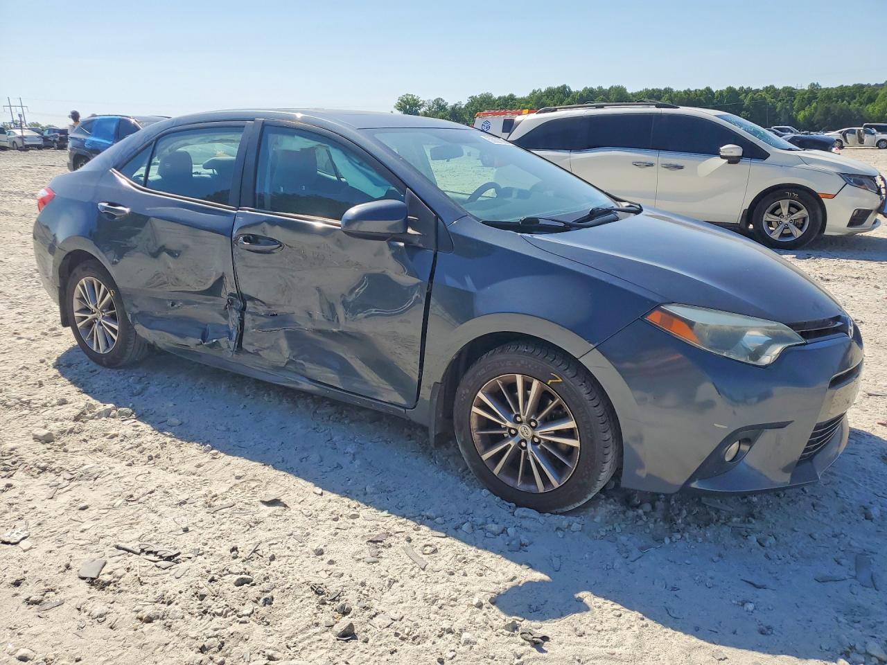 2015 Toyota Corolla Le Plus Gray vin: 2T1BURHE7FC309657