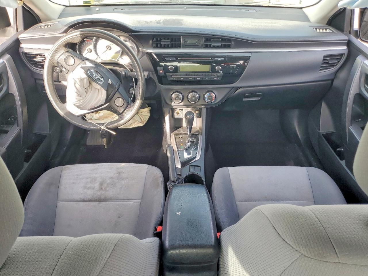 2015 Toyota Corolla L White vin: 2T1BURHE7FC317872