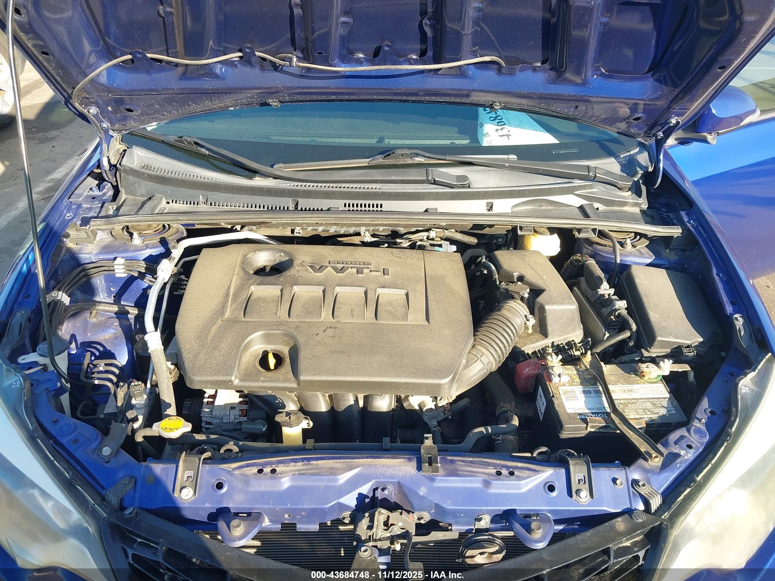 2015 Toyota Corolla S Plus Blue vin: 2T1BURHE7FC319511