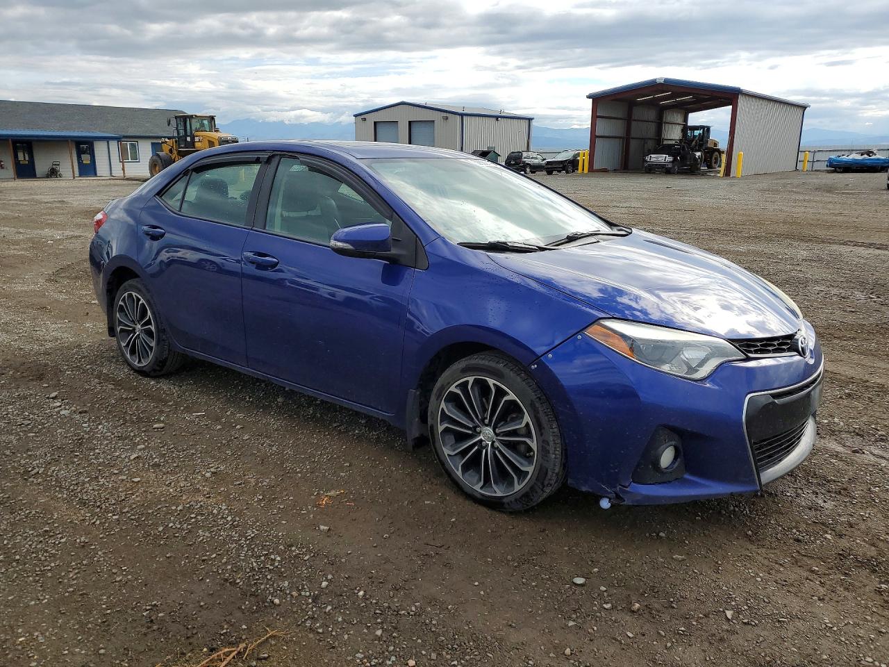 2015 Toyota Corolla S Plus Blue vin: 2T1BURHE7FC320271