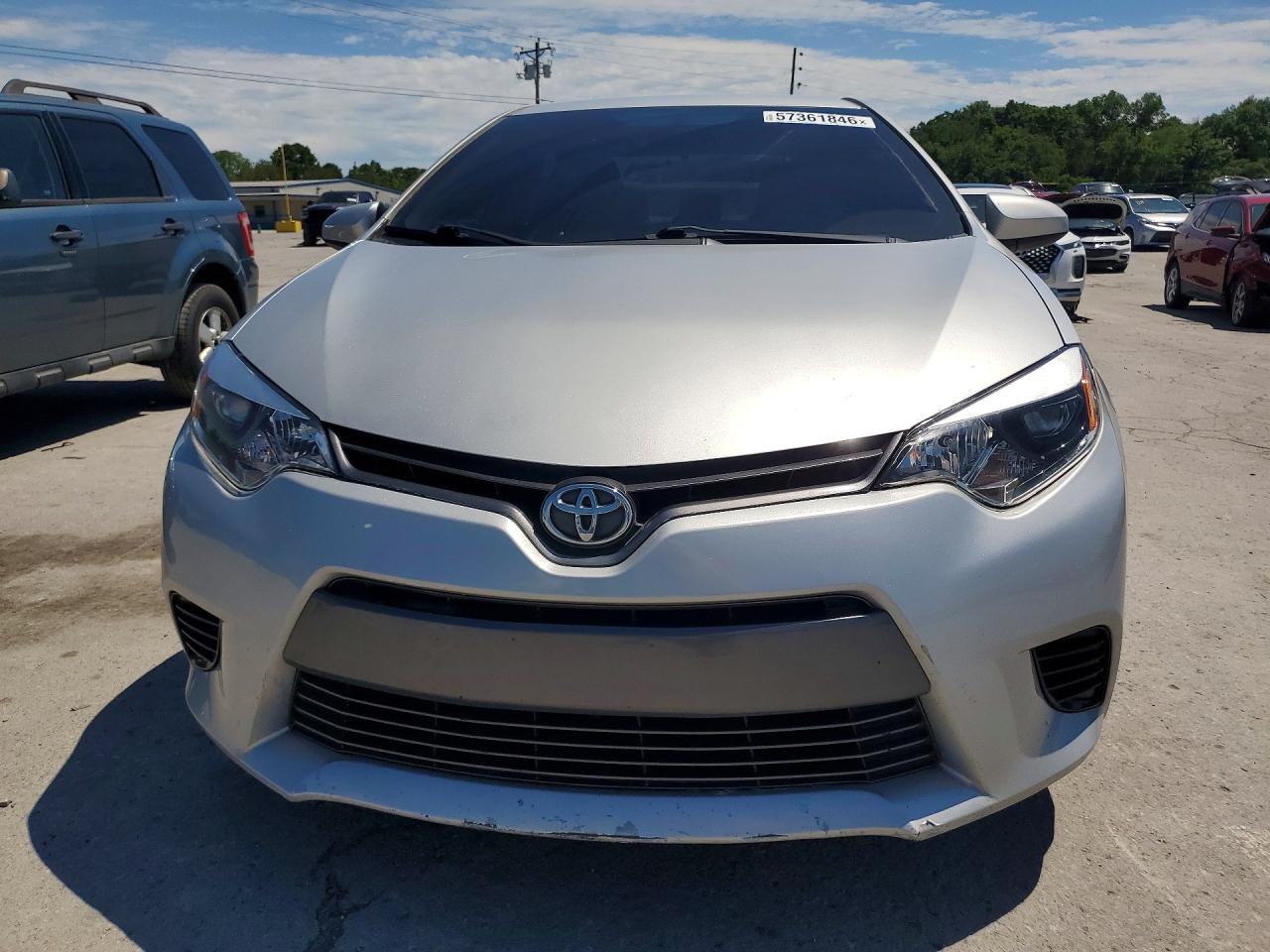 2015 Toyota Corolla Le Silver vin: 2T1BURHE7FC322036