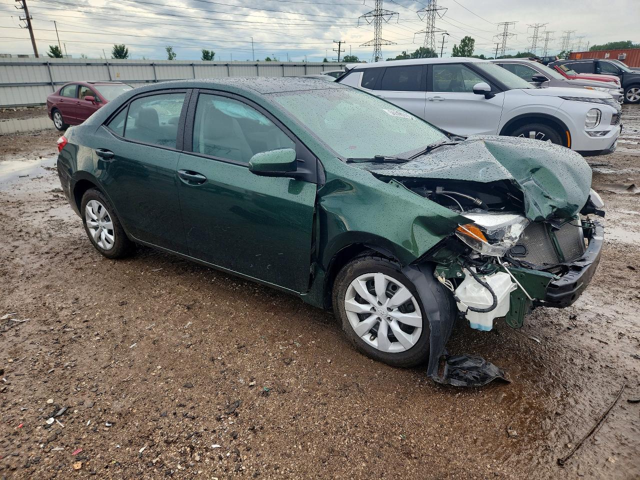 2015 Toyota Corolla Le Green vin: 2T1BURHE7FC324191