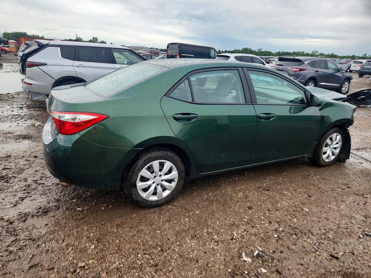 2015 Toyota Corolla Le Green vin: 2T1BURHE7FC324191