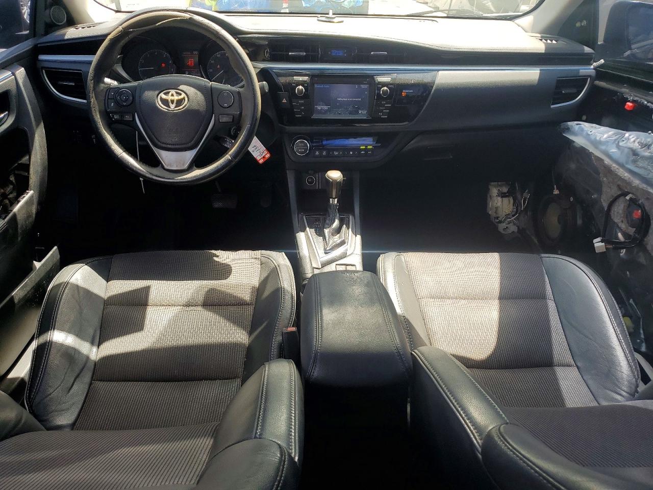 2015 Toyota Corolla S Plus Black vin: 2T1BURHE7FC325759