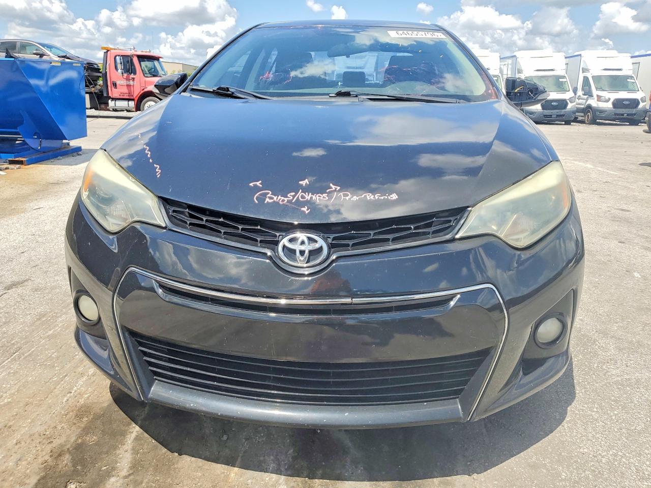 2015 Toyota Corolla S Plus Black vin: 2T1BURHE7FC325759