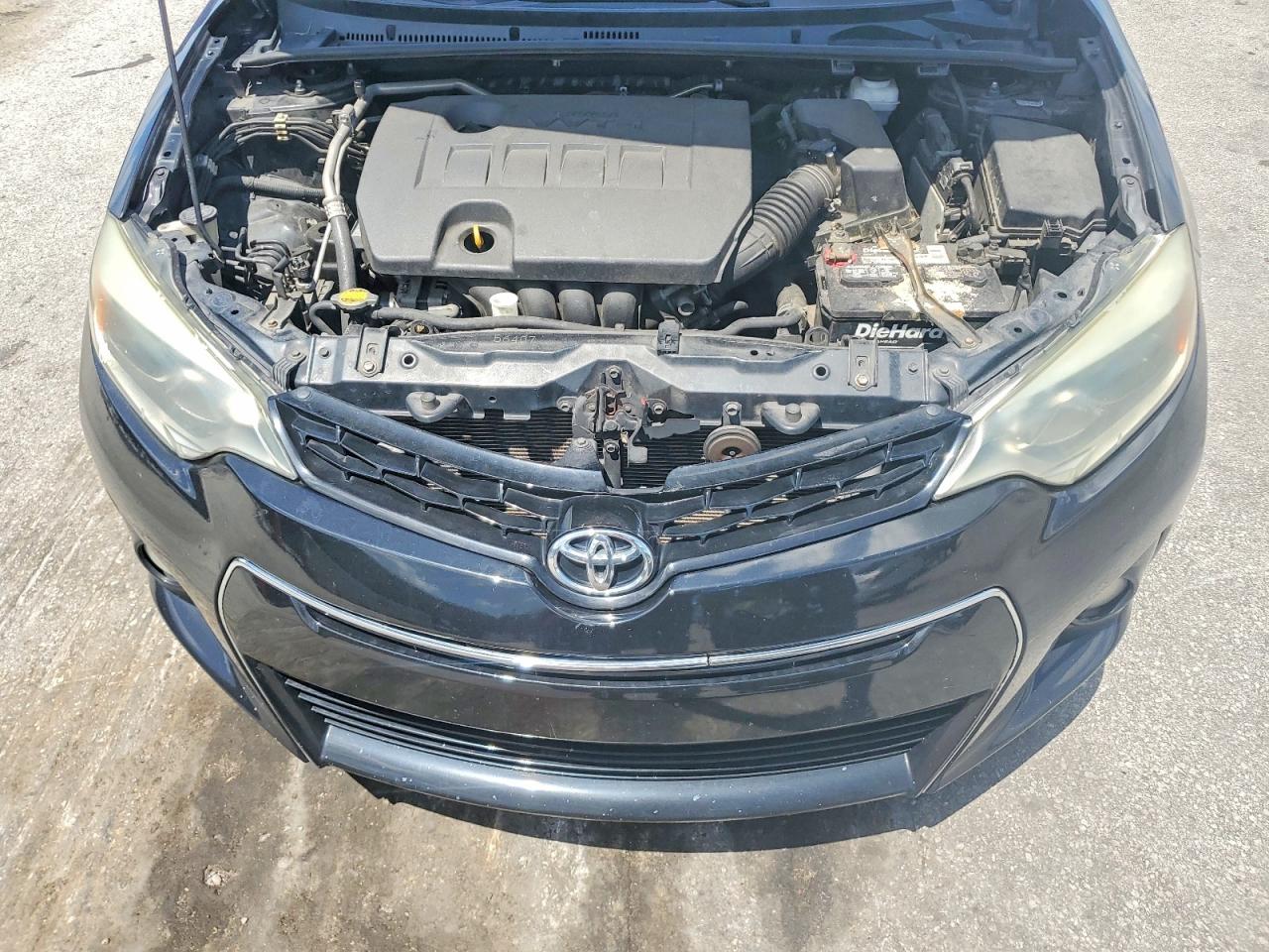 2015 Toyota Corolla S Plus Black vin: 2T1BURHE7FC325759