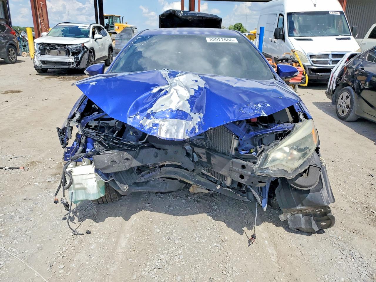2015 Toyota Corolla S Plus Blue vin: 2T1BURHE7FC329939