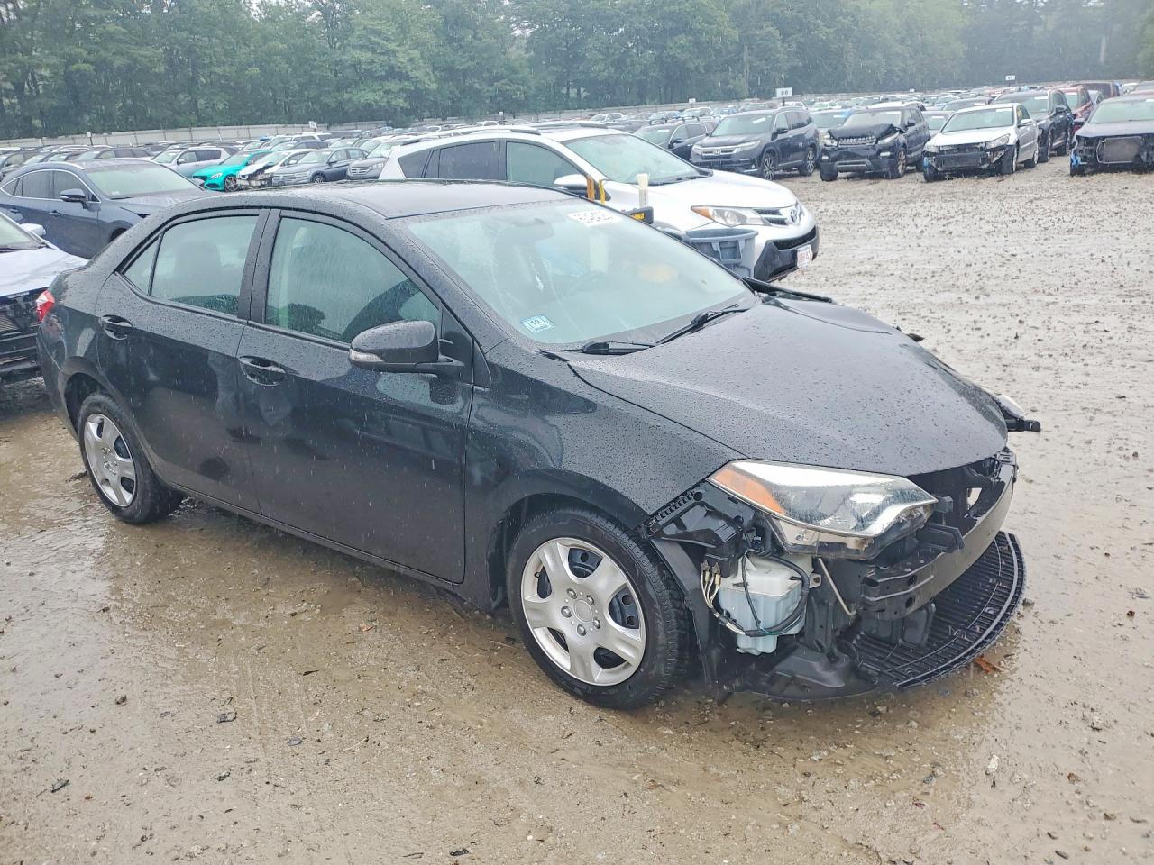 2015 Toyota Corolla Black vin: 2T1BURHE7FC333294