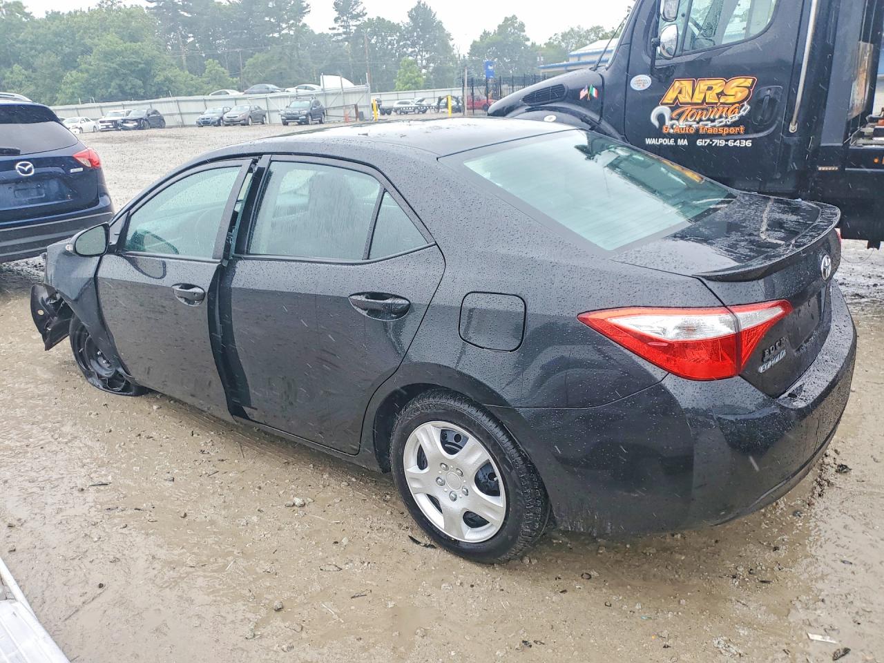 2015 Toyota Corolla Black vin: 2T1BURHE7FC333294