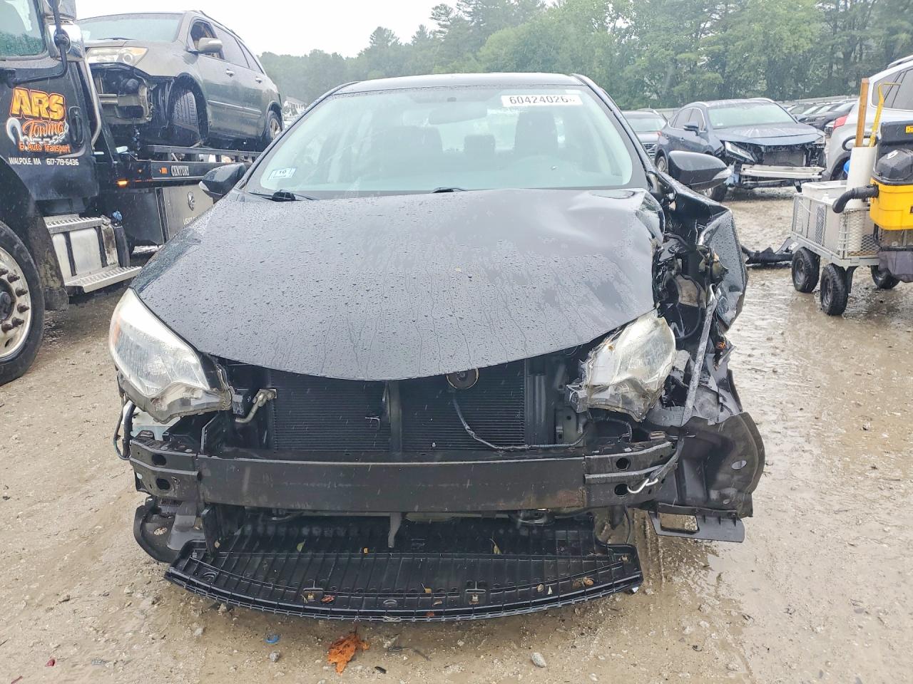 2015 Toyota Corolla Black vin: 2T1BURHE7FC333294