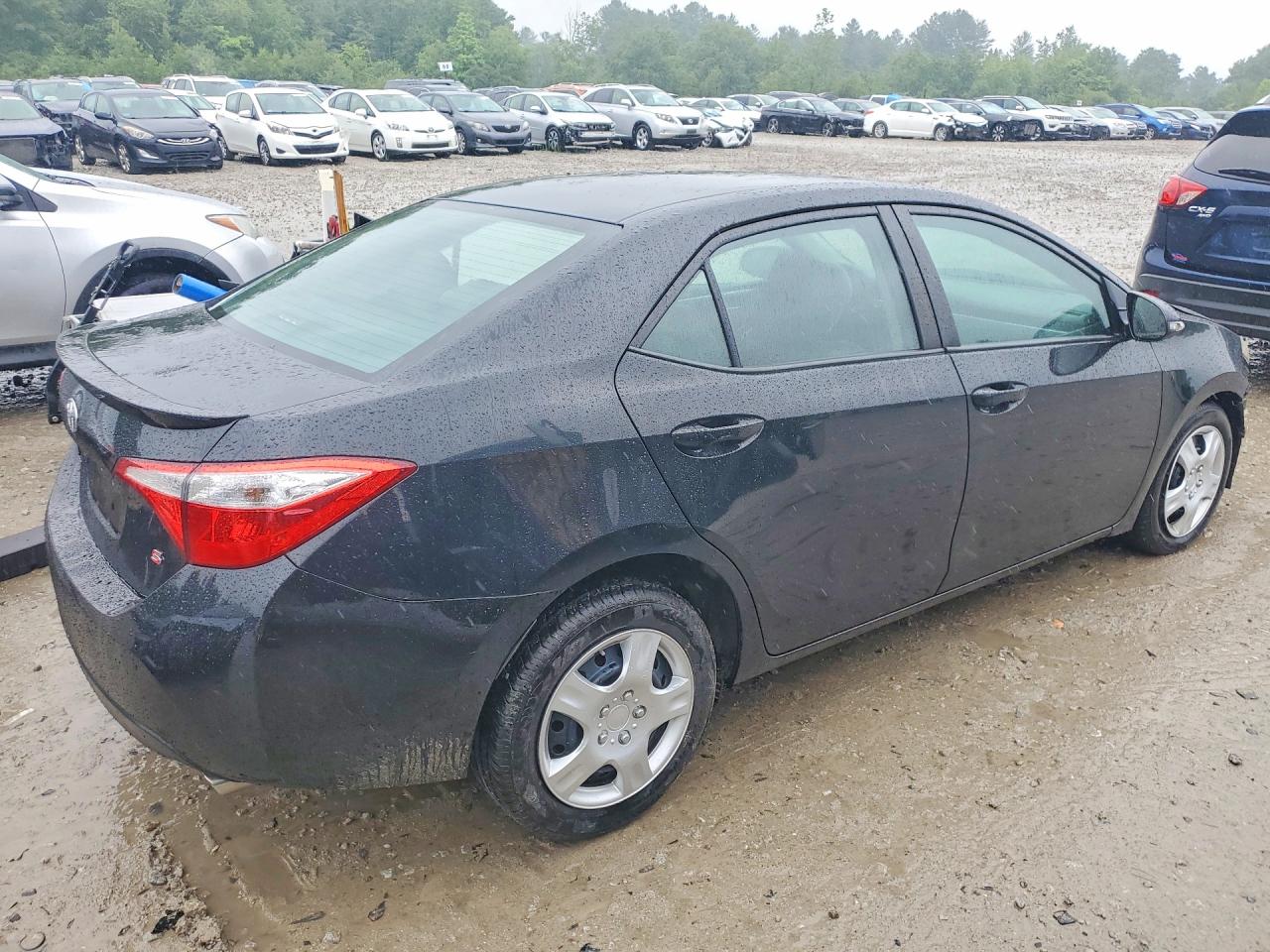 2015 Toyota Corolla Black vin: 2T1BURHE7FC333294