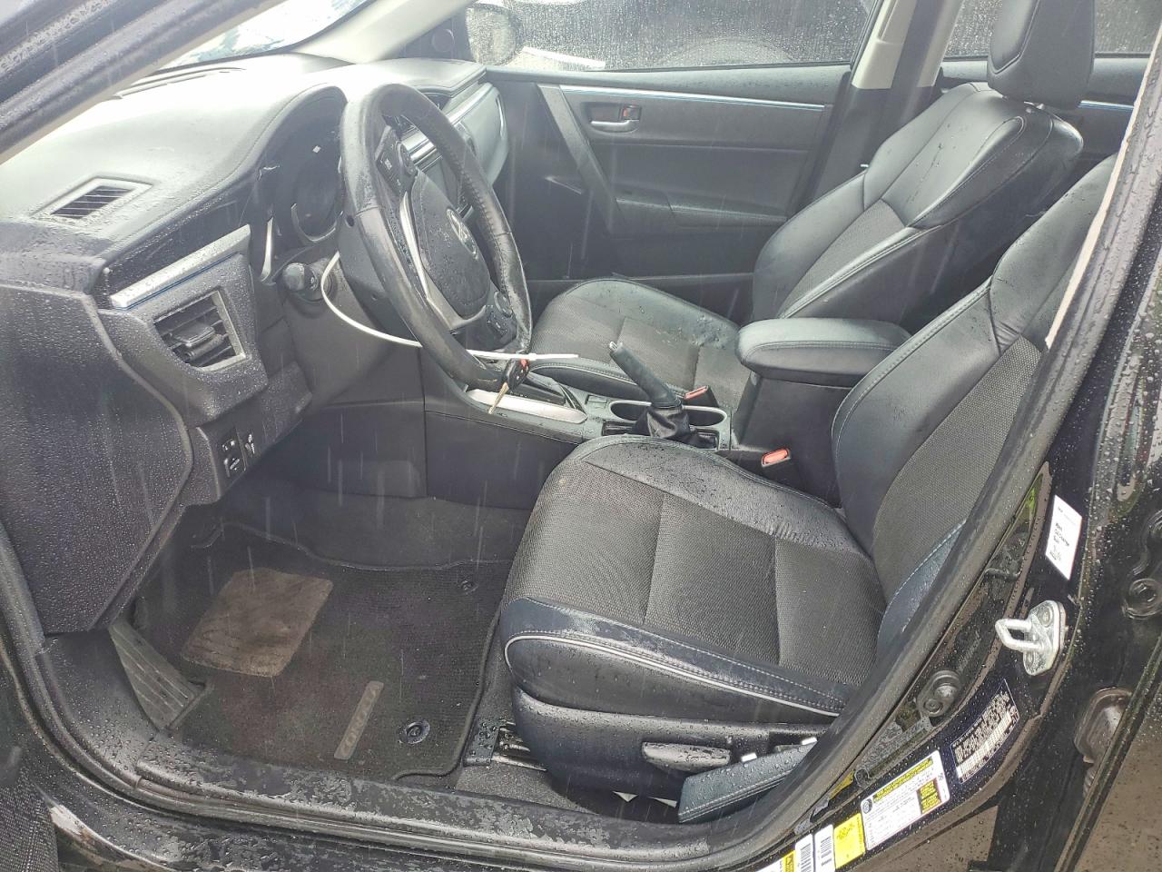 2015 Toyota Corolla Black vin: 2T1BURHE7FC333294