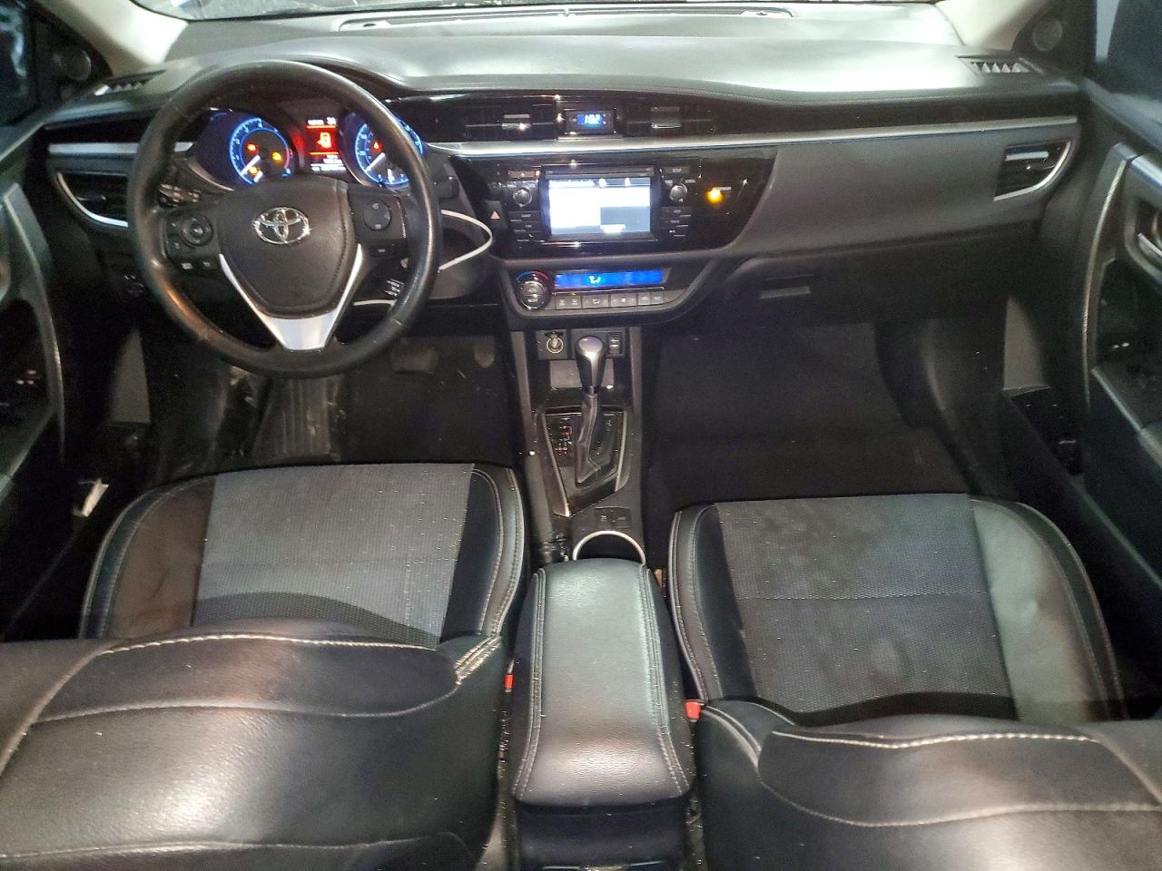 2015 Toyota Corolla L Blue vin: 2T1BURHE7FC352783