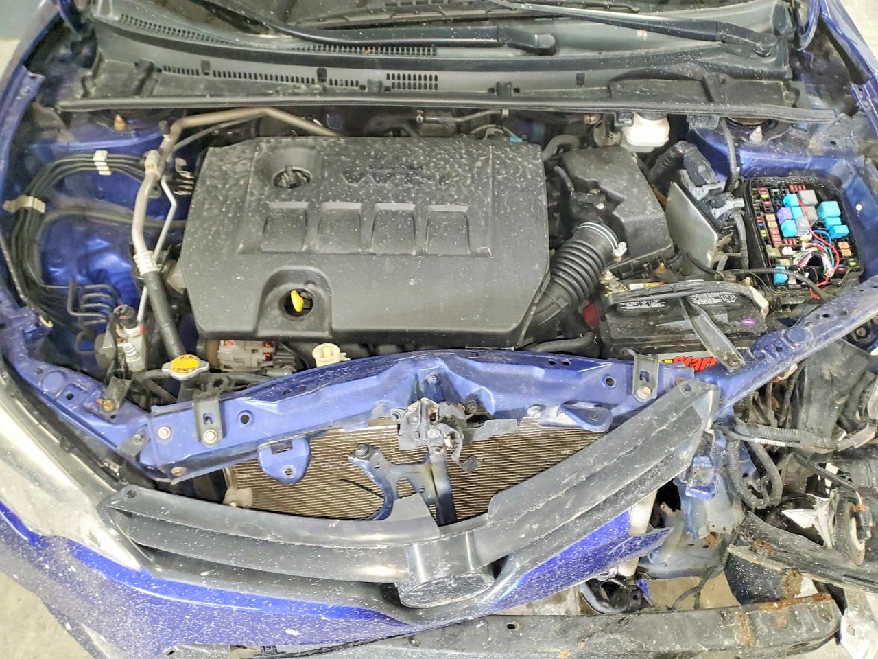 2015 Toyota Corolla L Blue vin: 2T1BURHE7FC352783