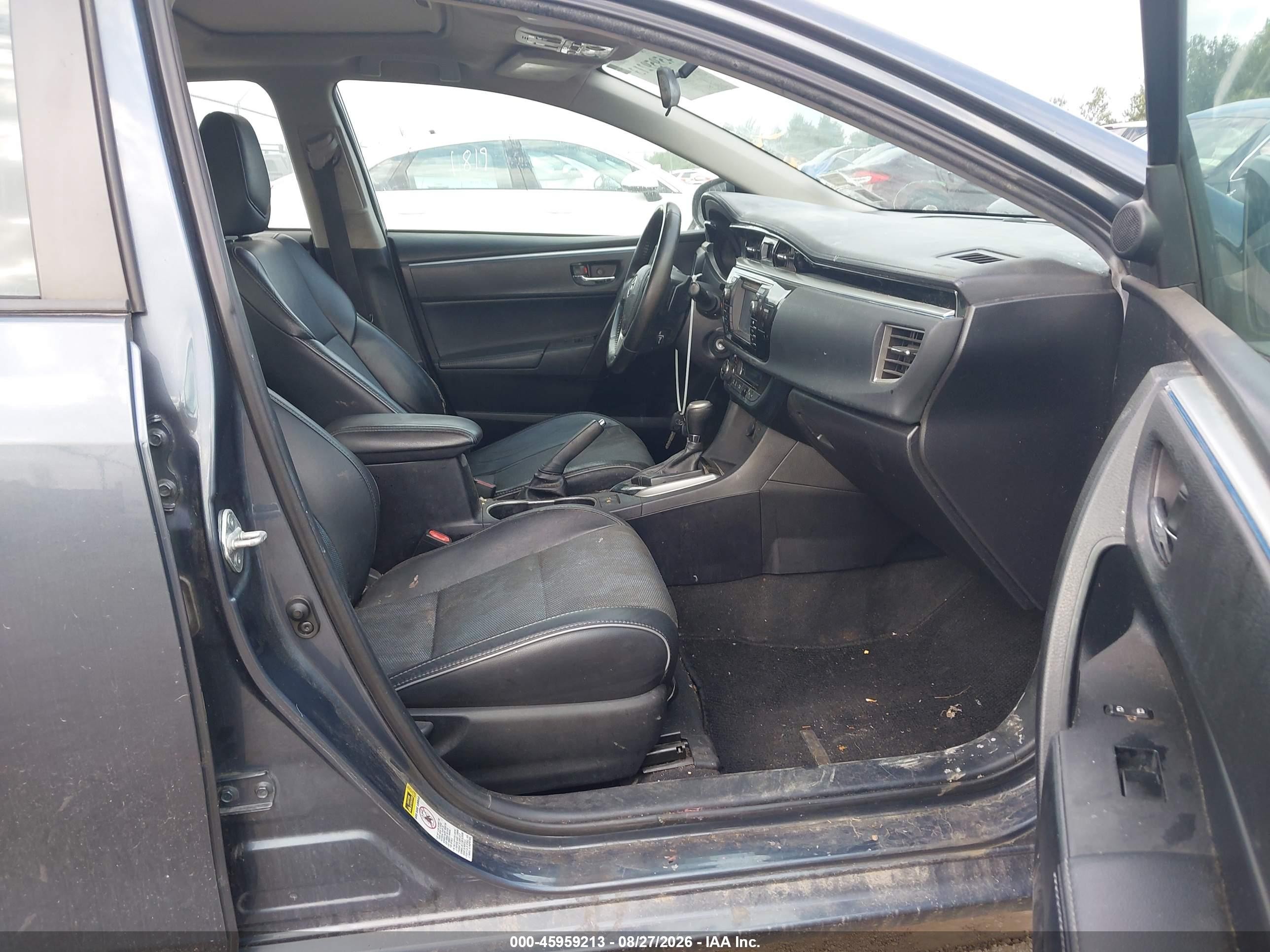 2015 Toyota Corolla S Plus Синий vin: 2T1BURHE7FC353514