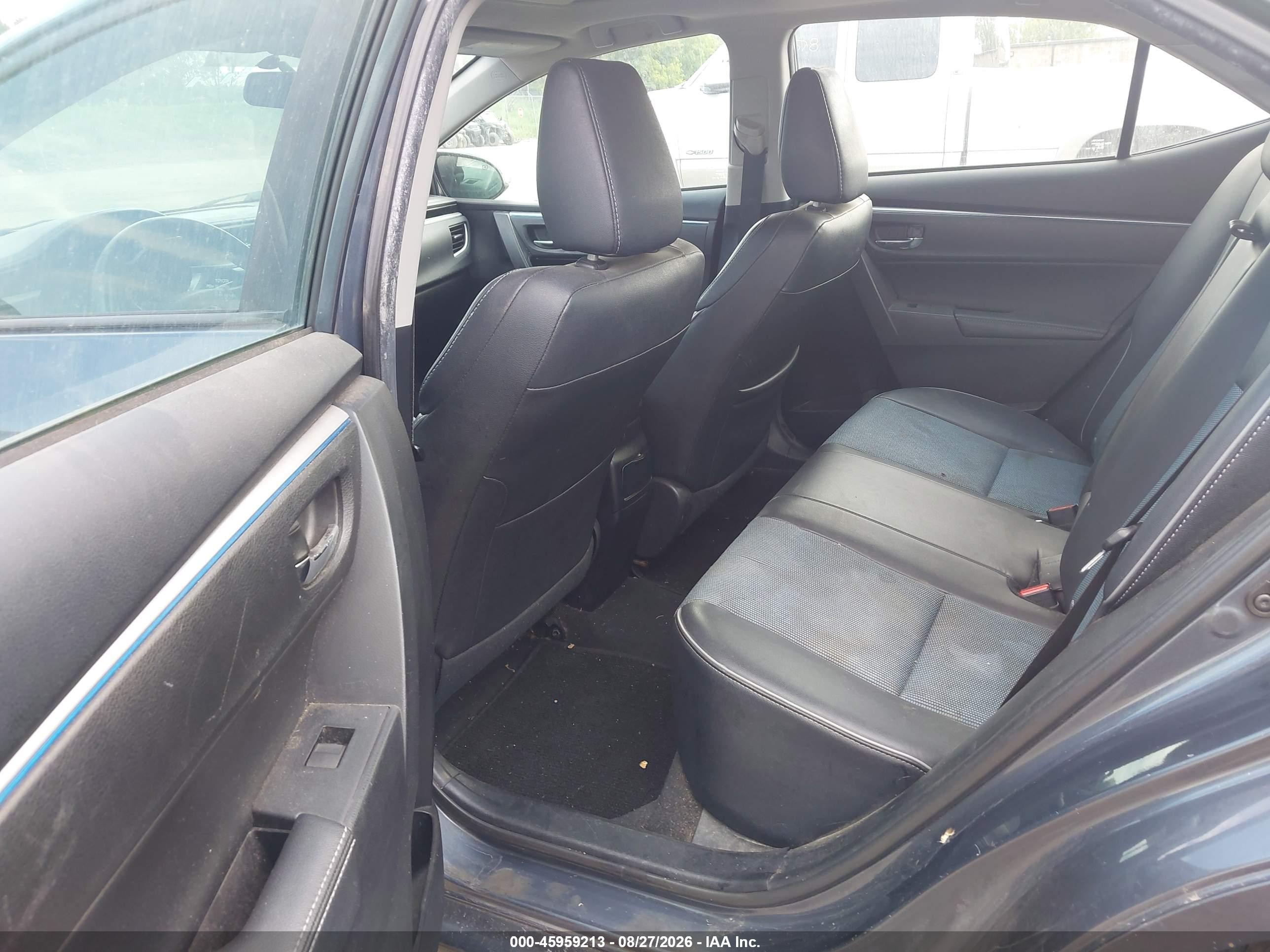 2015 Toyota Corolla S Plus Синий vin: 2T1BURHE7FC353514