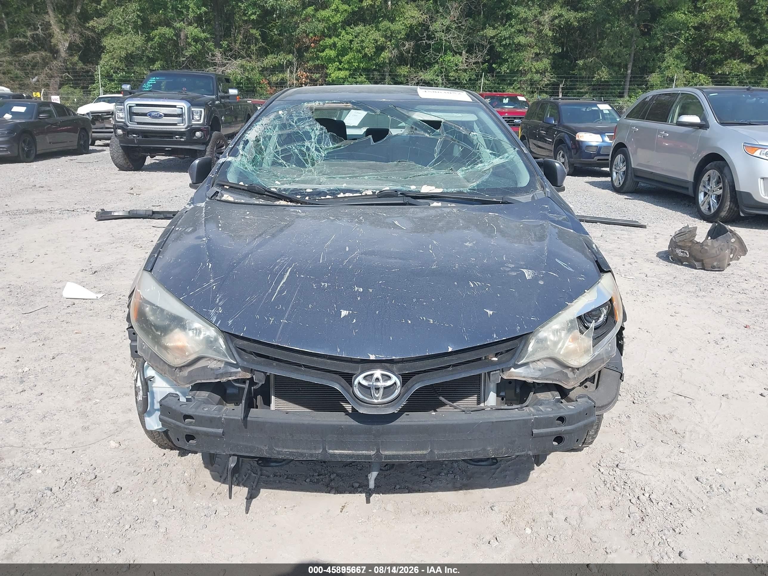 2015 Toyota Corolla L Синий vin: 2T1BURHE7FC356008