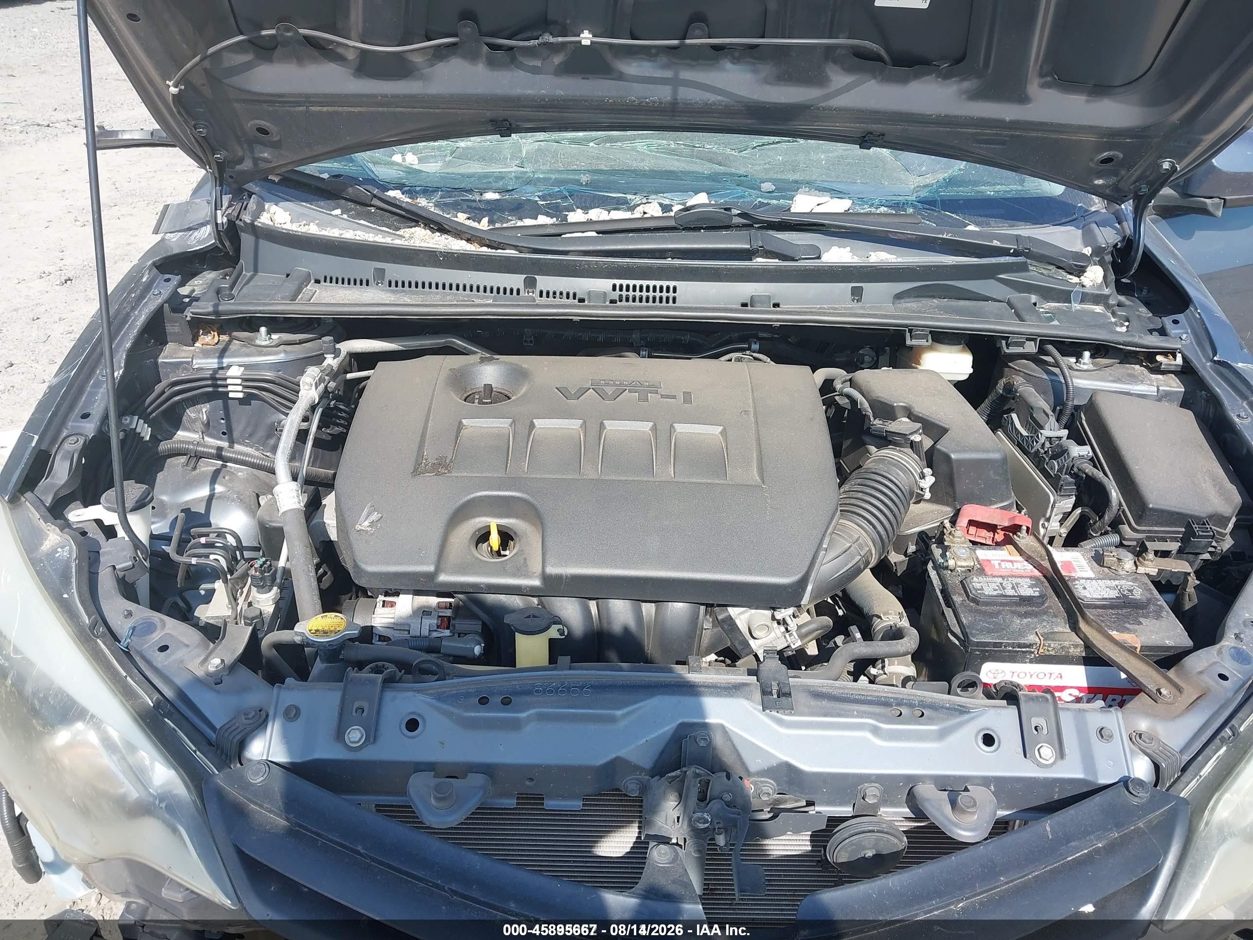 2015 Toyota Corolla L Синий vin: 2T1BURHE7FC356008