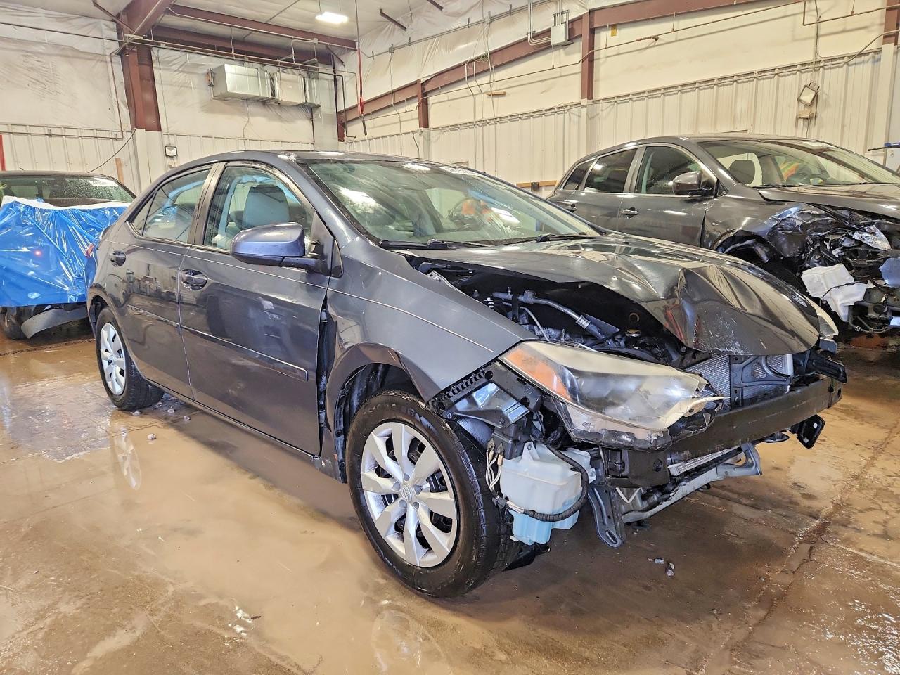 2015 Toyota Corolla Le Серый vin: 2T1BURHE7FC359524