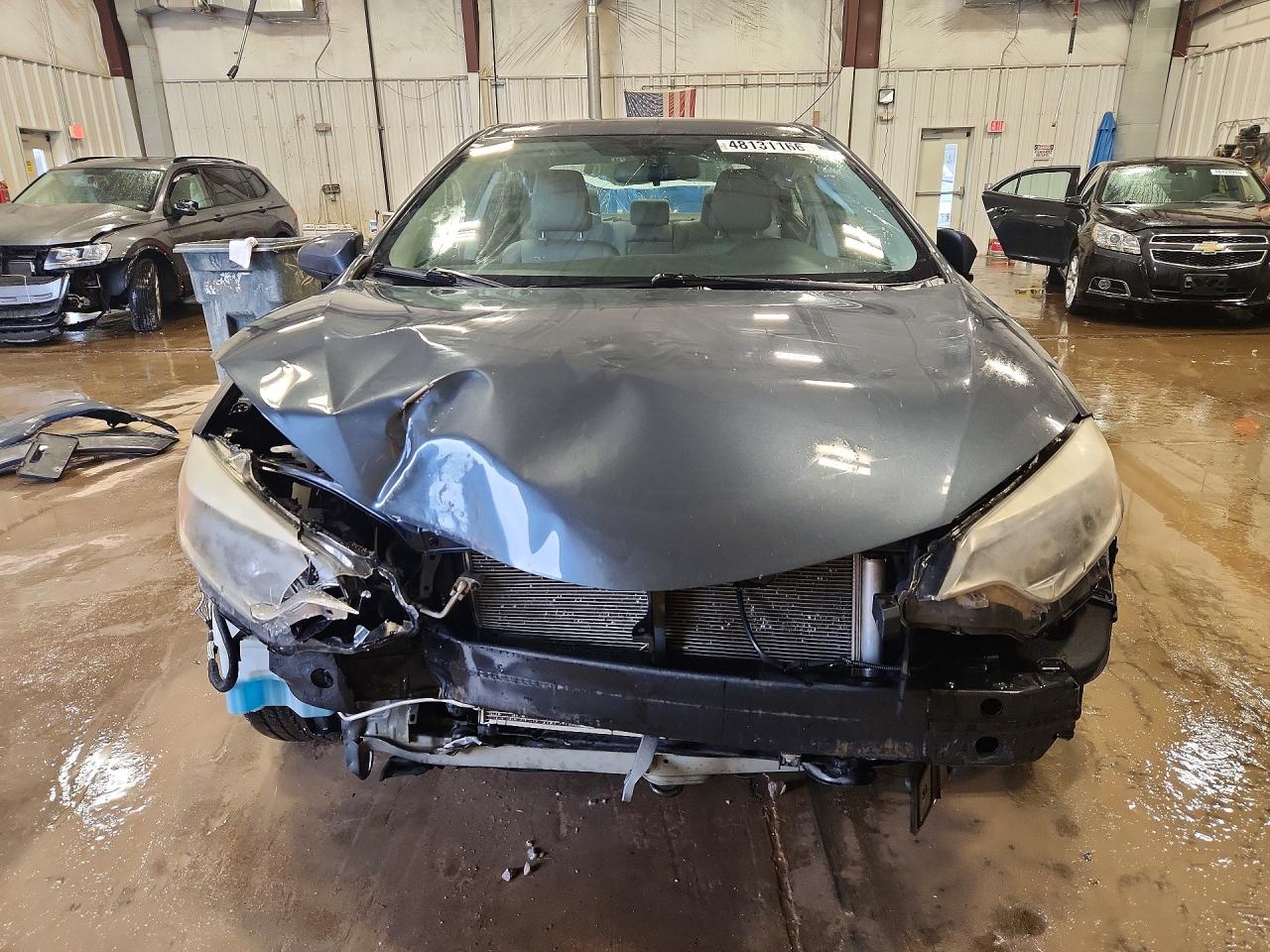 2015 Toyota Corolla Le Серый vin: 2T1BURHE7FC359524