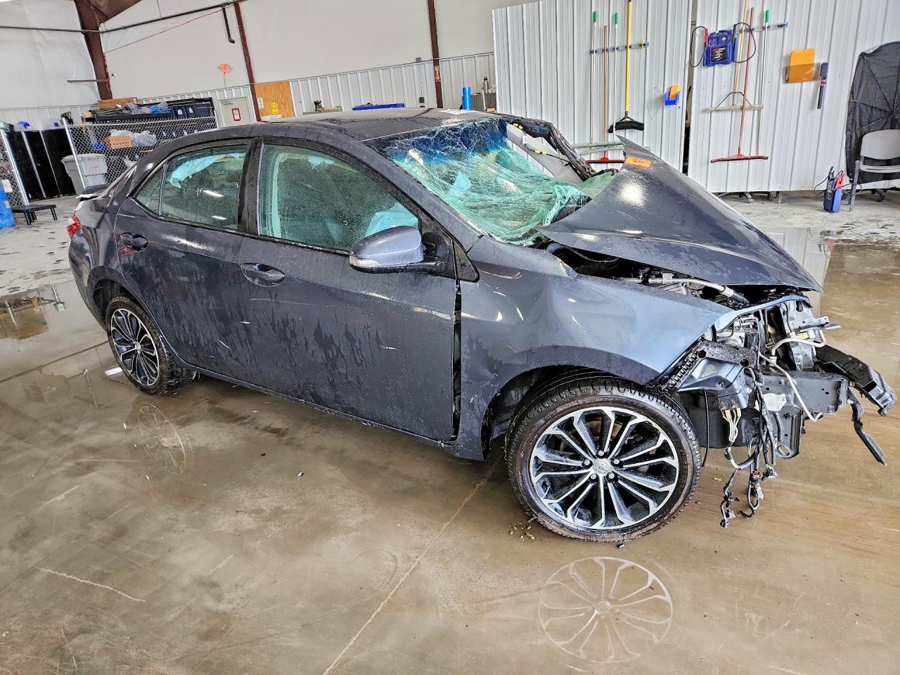 2015 Toyota Corolla S Plus Угольный vin: 2T1BURHE7FC370071