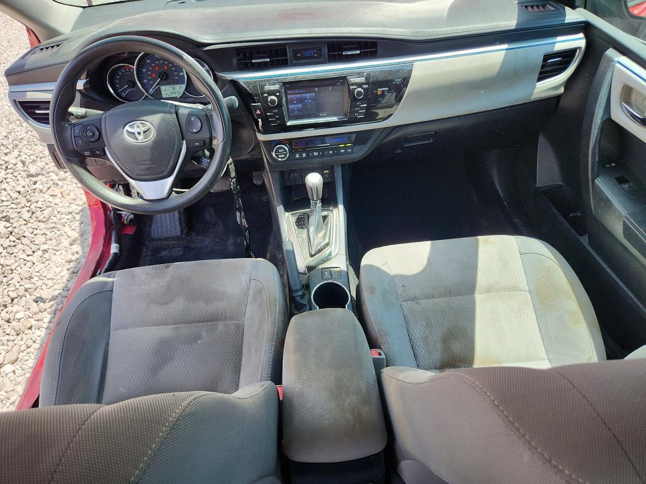 2015 Toyota Corolla Le Red vin: 2T1BURHE7FC370362