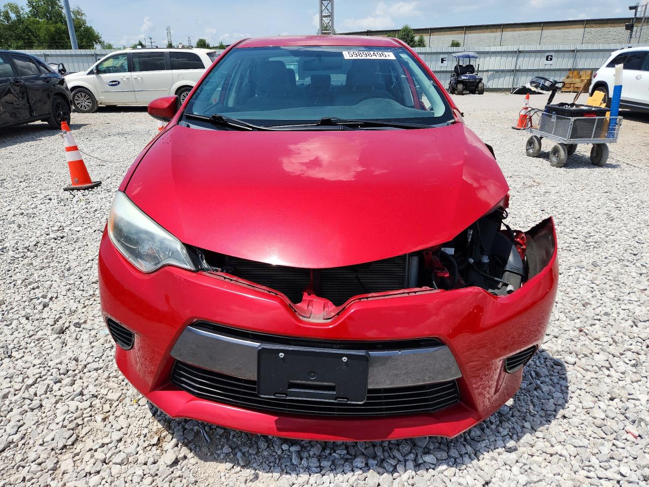 2015 Toyota Corolla Le Red vin: 2T1BURHE7FC370362