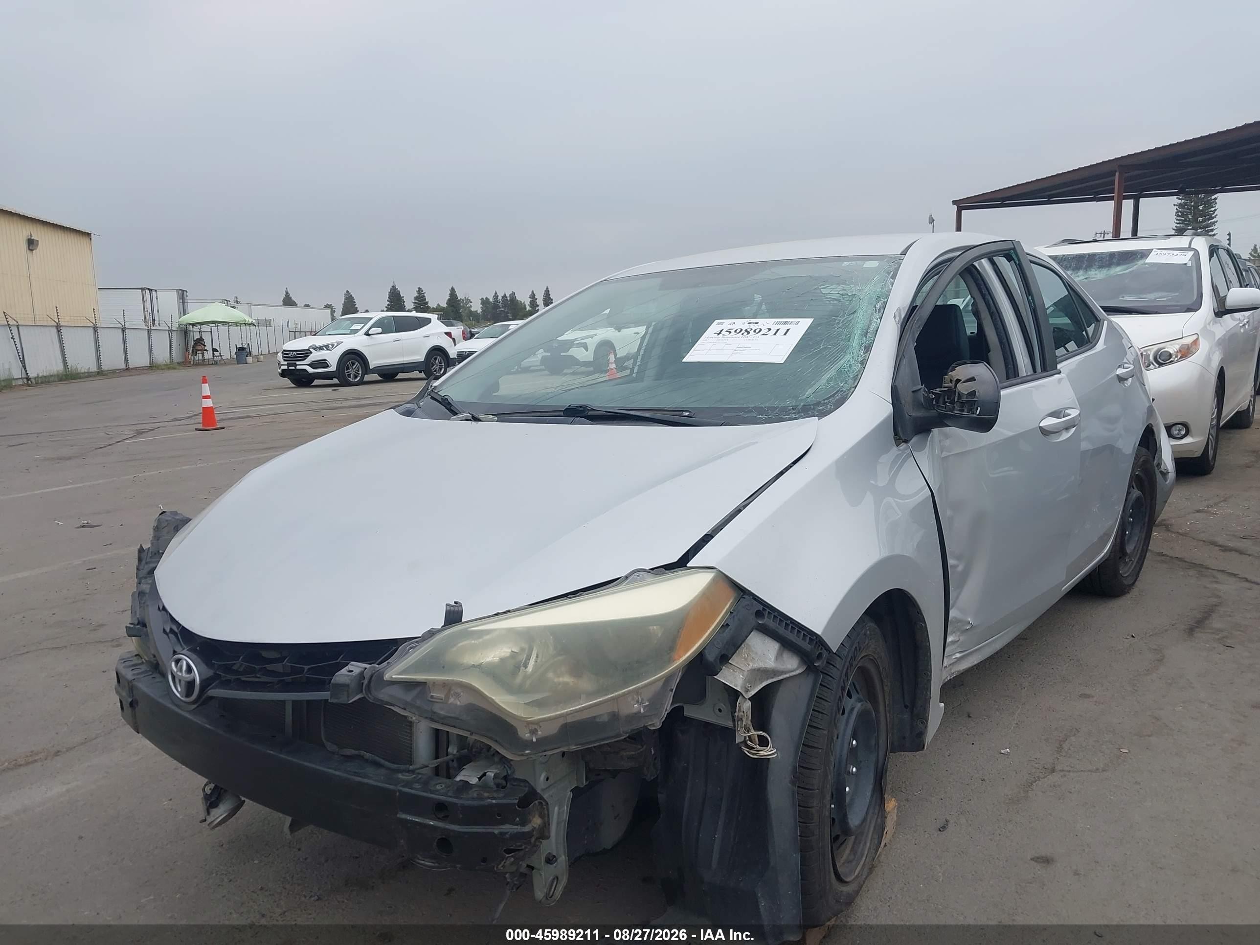 2015 Toyota Corolla S Silver vin: 2T1BURHE7FC371365